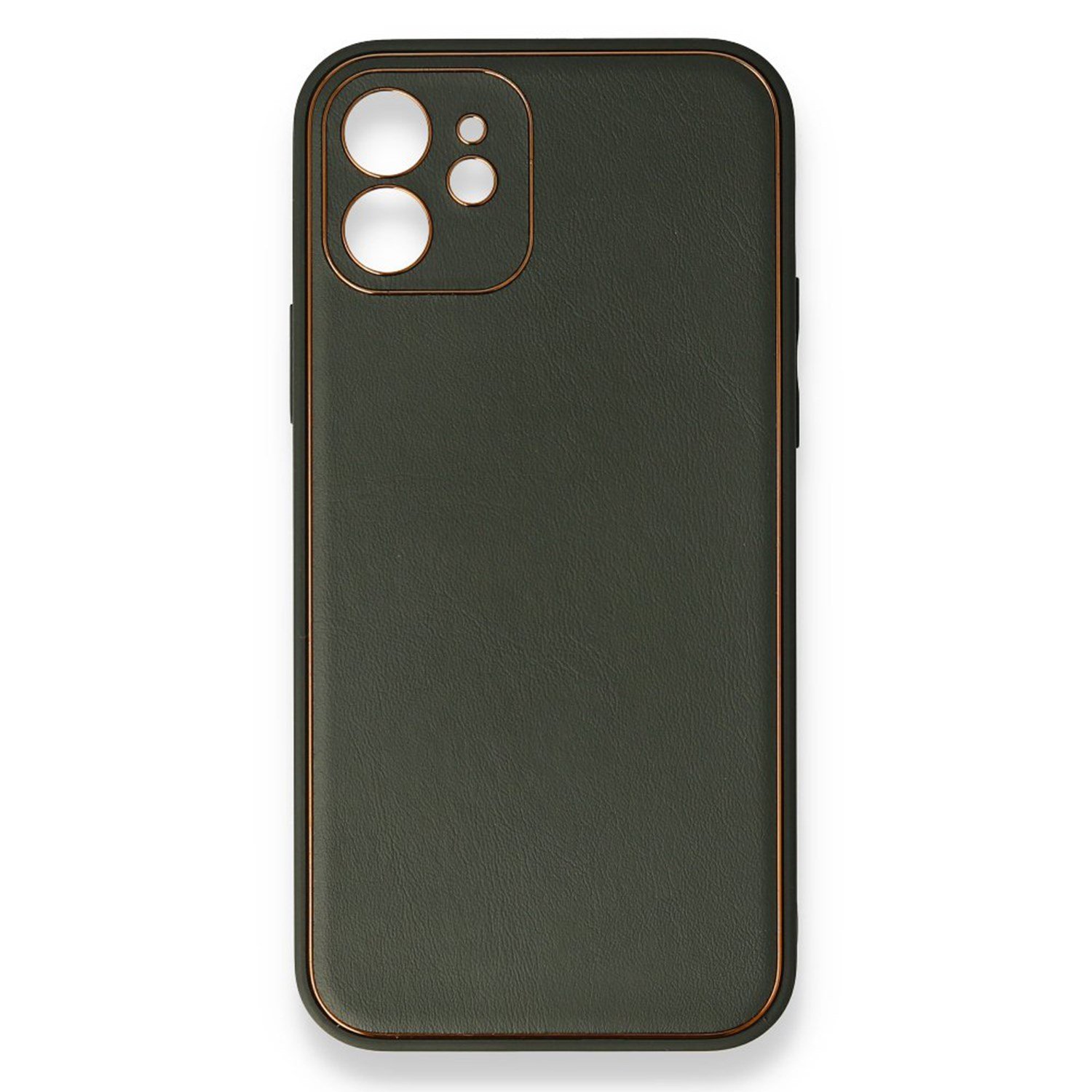 Nettech Apple iPhone 12 Uyumlu Coco Leather Seri Arka Koruma Kılıf NT-84705
