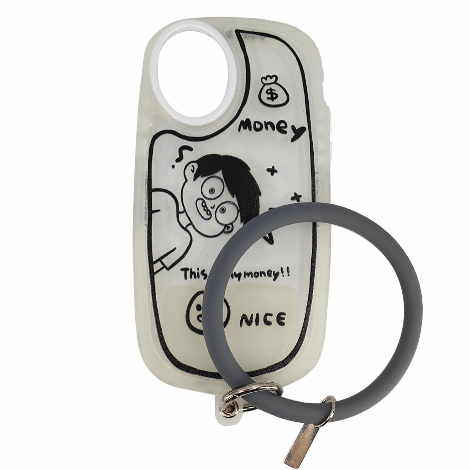 Nettech Apple iPhone 12 Uyumlu Karikatür Seri Arka Koruma Kılıf NT-97286