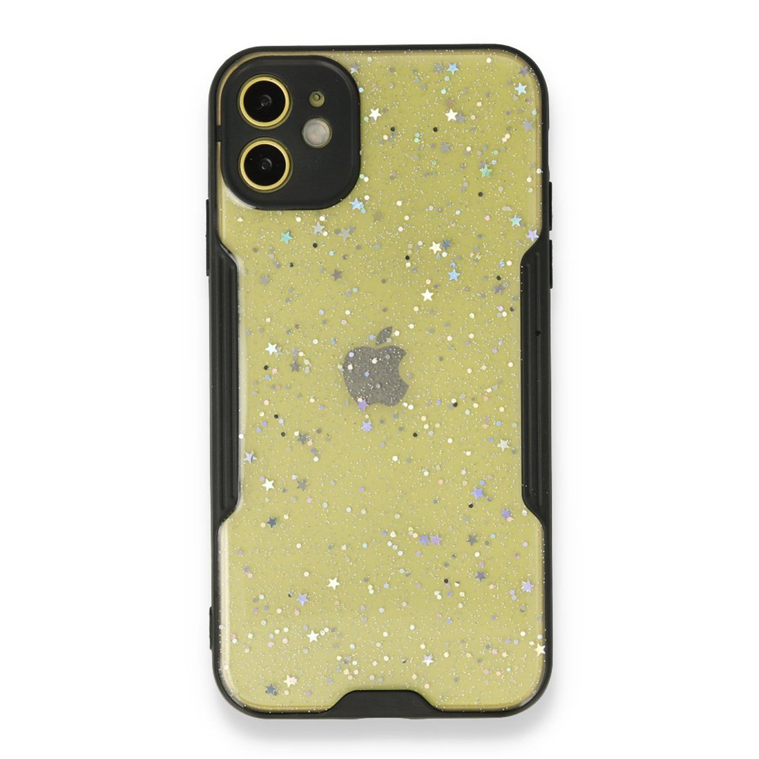 Nettech Apple iPhone 12 Uyumlu Platin Simli Arka Koruma Kılıf NT-89589