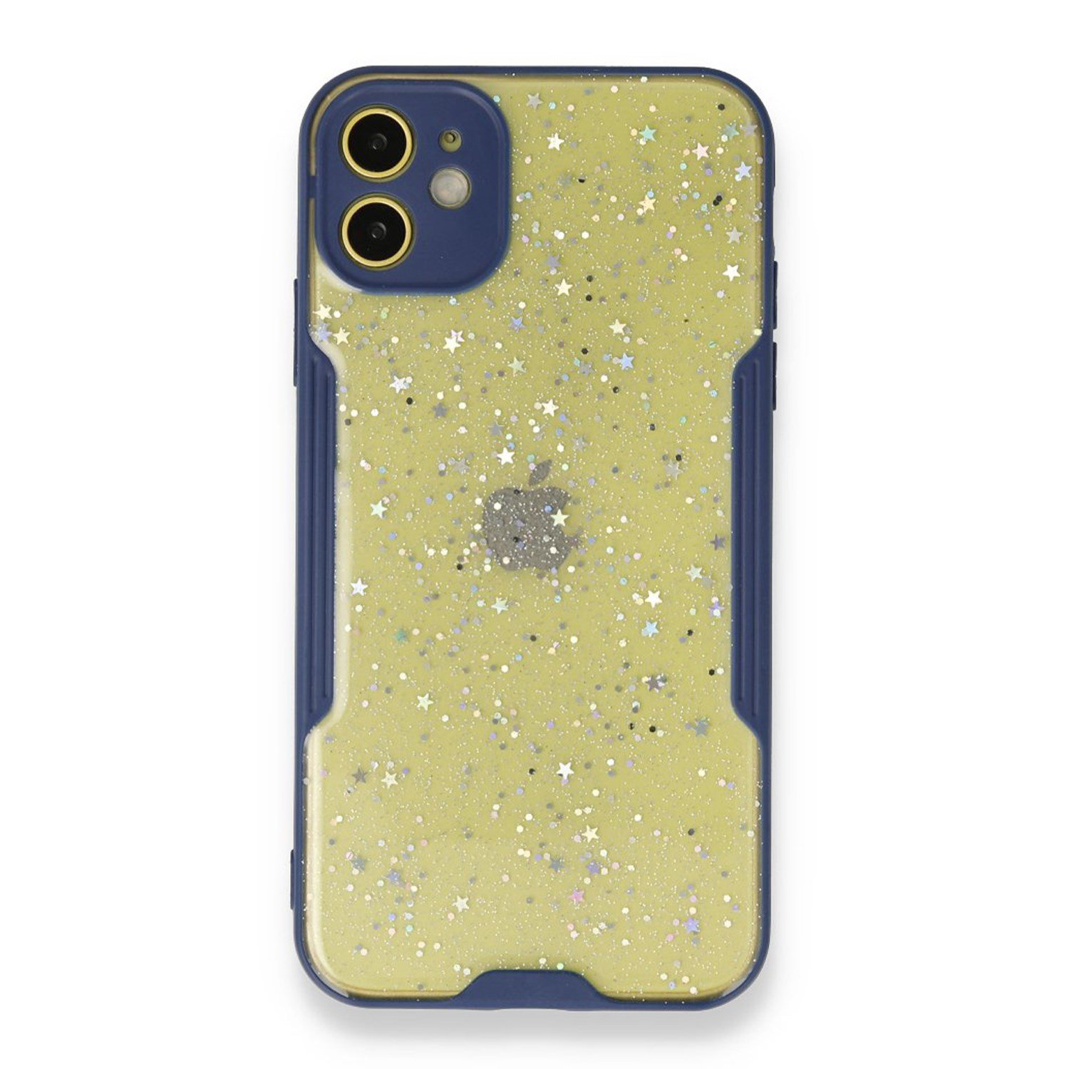 Nettech Apple iPhone 12 Uyumlu Platin Simli Arka Koruma Kılıf NT-89589
