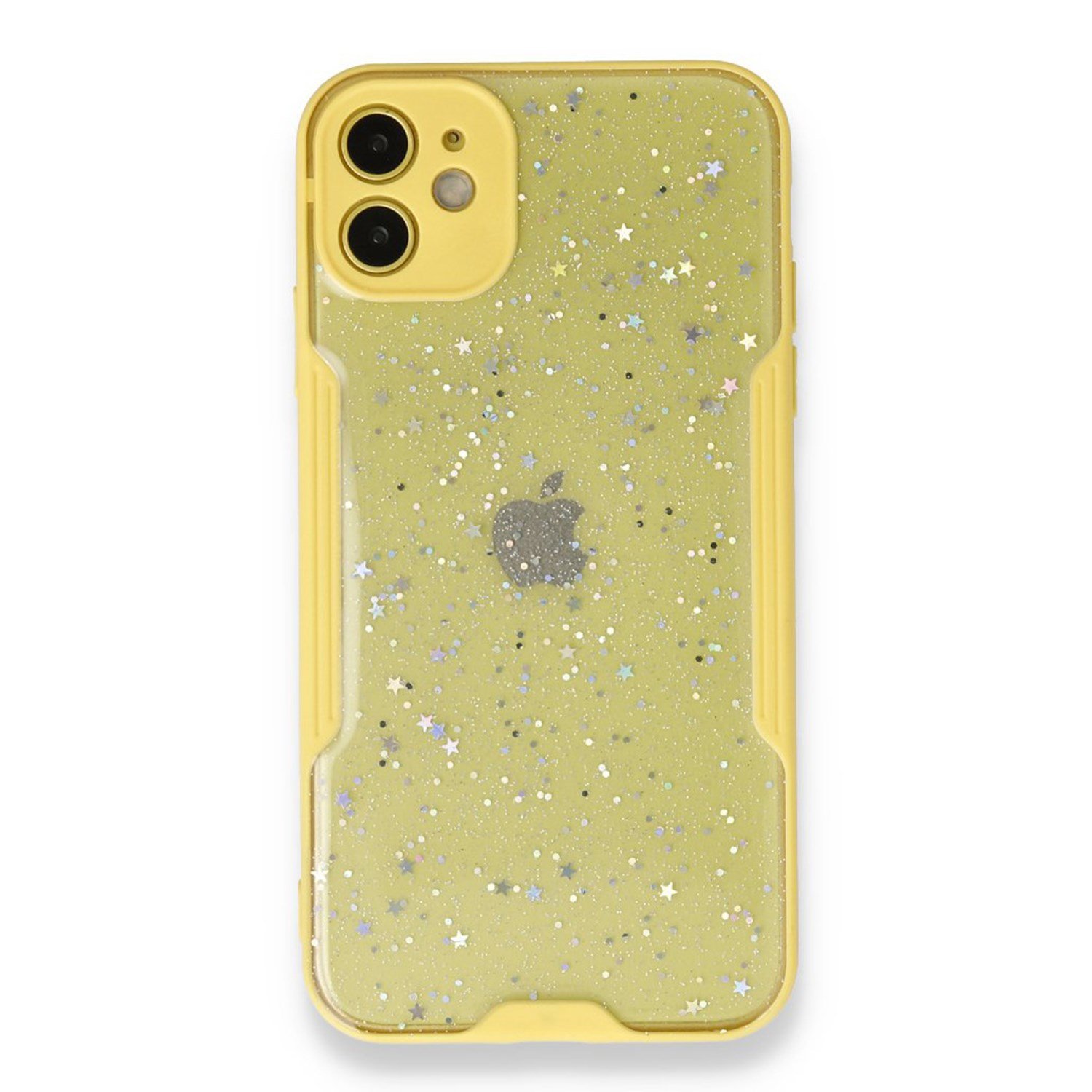 Nettech Apple iPhone 12 Uyumlu Platin Simli Arka Koruma Kılıf NT-89589