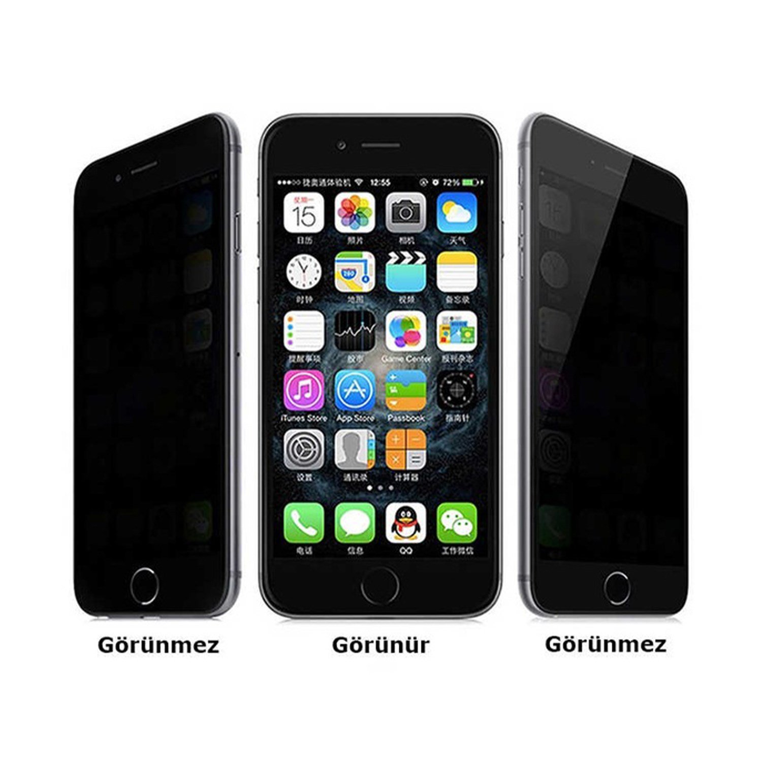Nettech Apple iPhone 13 Mini Uyumlu Hayalet Full Cam Koruyucu NT-93203