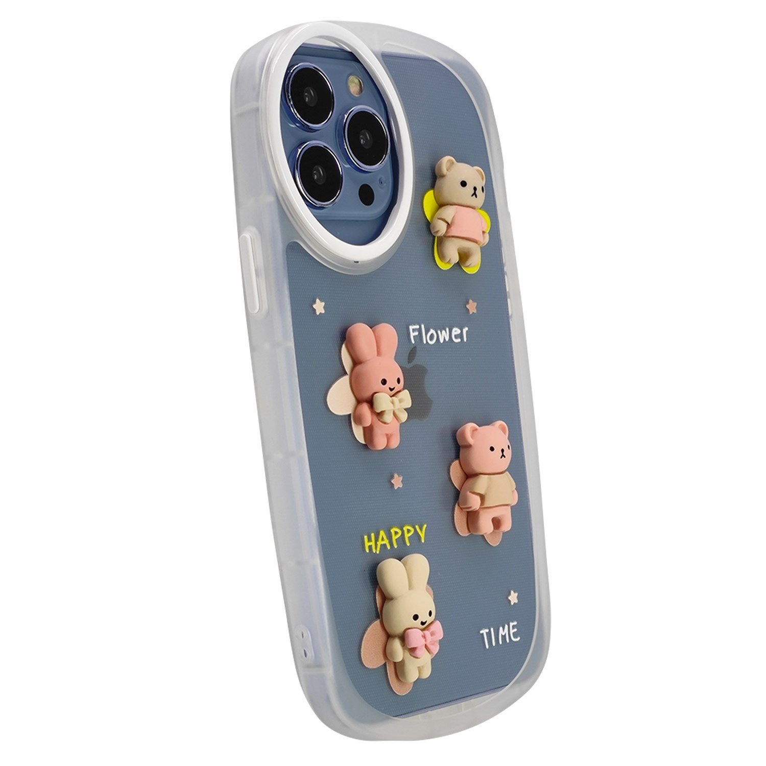 Nettech Apple iPhone 13 Pro Max Uyumlu Karikatür Seri Arka Koruma Kılıf NT-97295