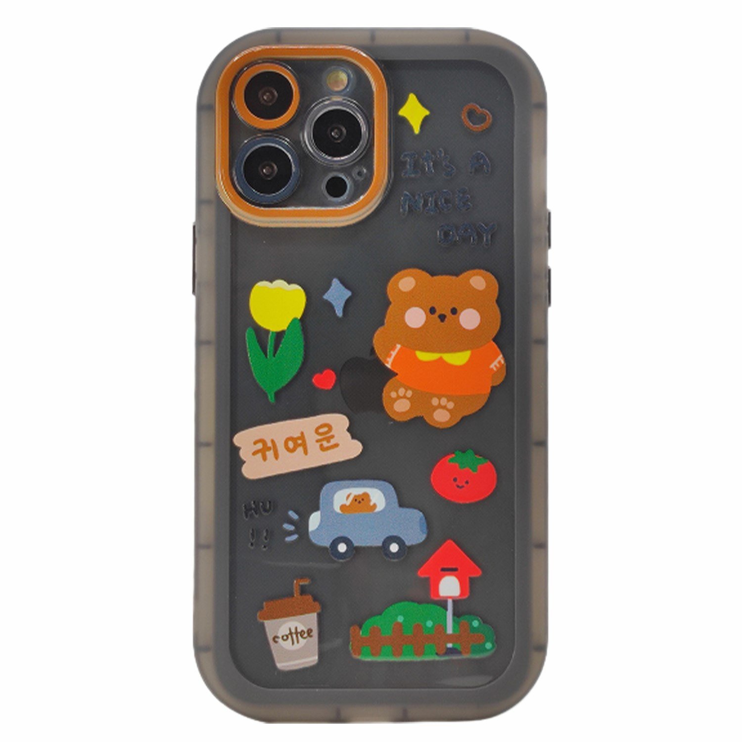 Nettech Apple iPhone 13 Pro Max Uyumlu Gif Seri Arka Koruma Kılıf NT-97259