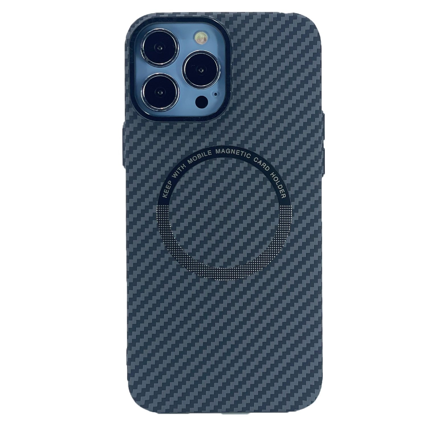 Nettech Apple iPhone 13 Pro Max Uyumlu Hybrid Karbon Seri Arka Koruma Kılıf NT-100526