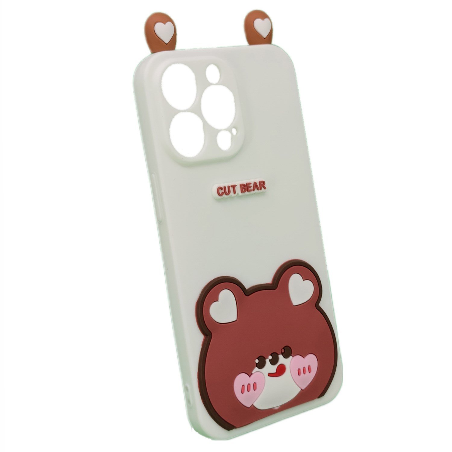Nettech Apple iPhone 13 Pro Max Uyumlu Cartoon Case Seri Arka Koruma Kılıf NT-95123