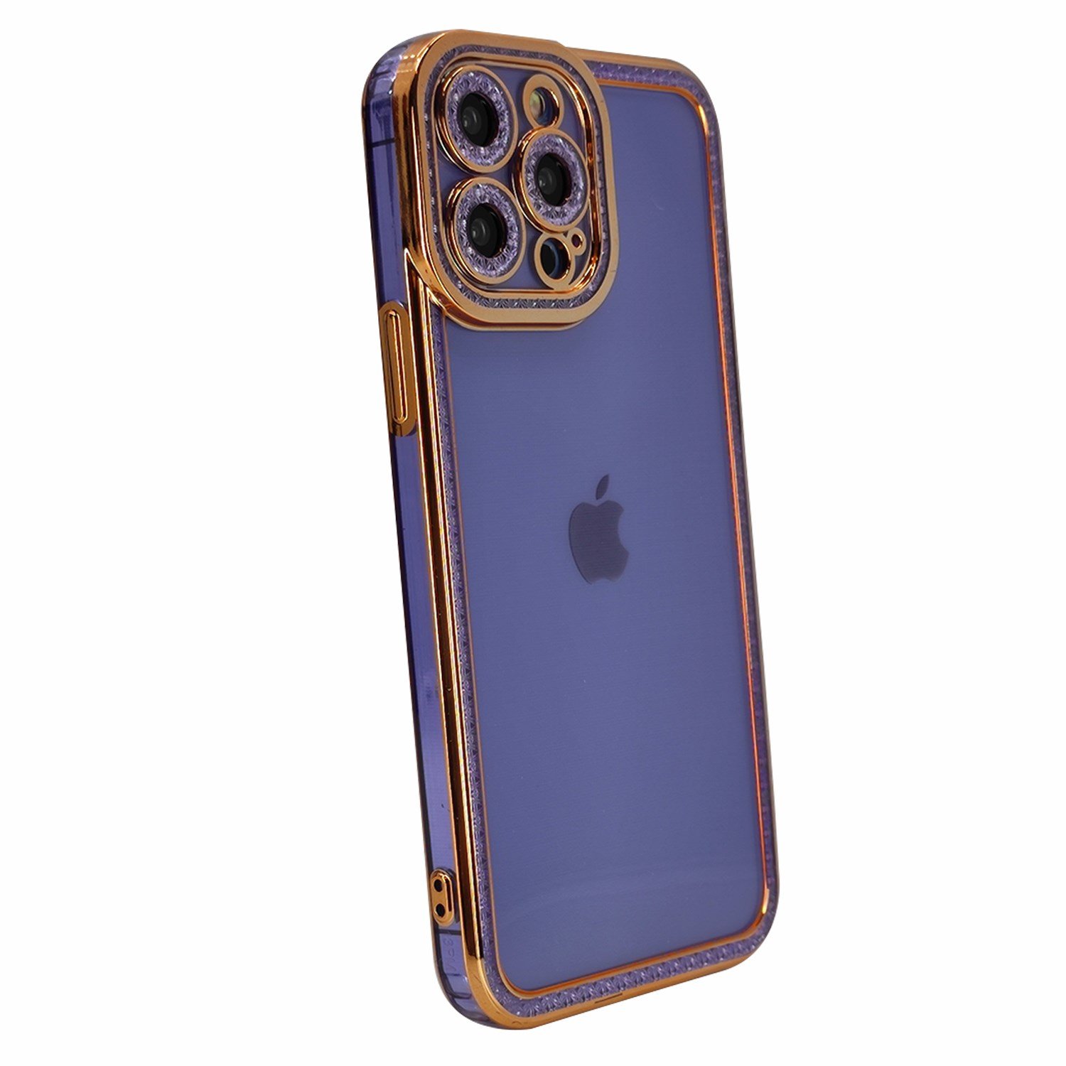 Nettech Apple iPhone 13 Pro Max Uyumlu Lüx Kristal Seri Arka Koruma Kılıf NT-97100