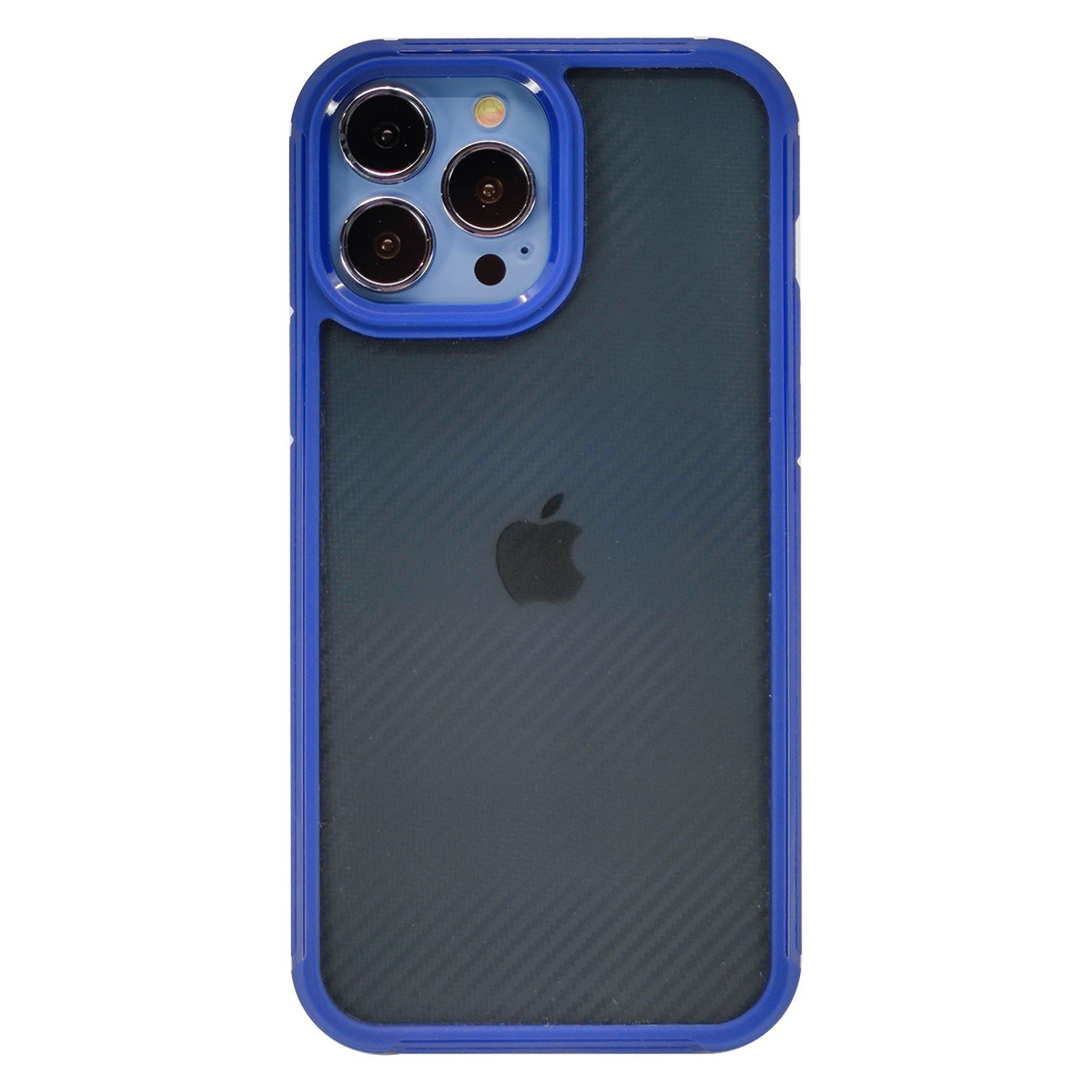 Nettech Apple iPhone 13 Pro Max Uyumlu Karbon inoks Seri Arka Koruma Kılıf NT-95795