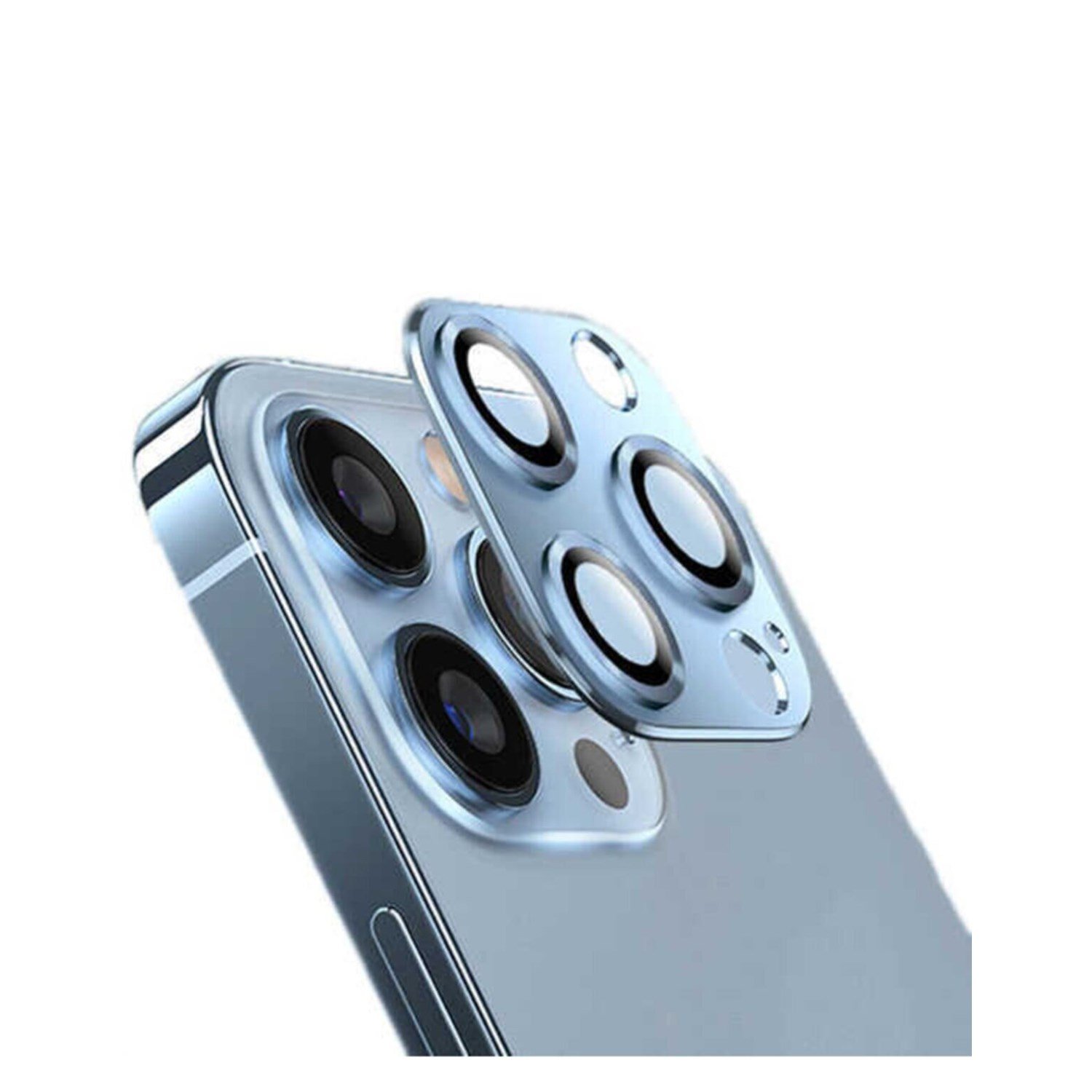 Nettech Apple iPhone 13 Pro Max Uyumlu Metalik Seri Kamera Cam Koruyucu NT-92506