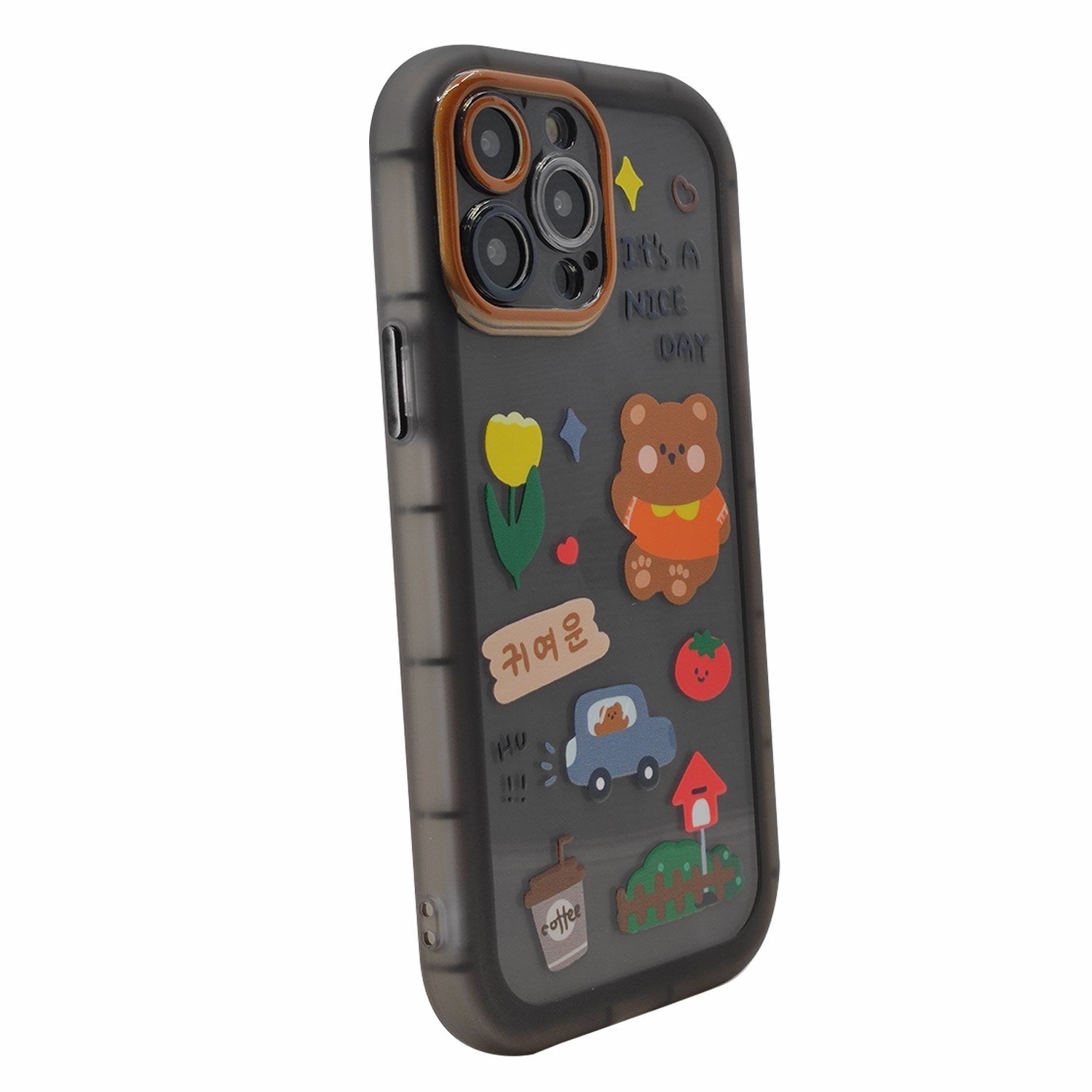 Nettech Apple iPhone 13 Pro Max Uyumlu Gif Seri Arka Koruma Kılıf NT-97259