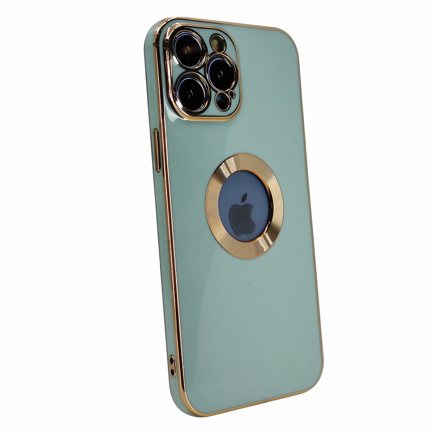 Nettech Apple iPhone 13 Pro Max Uyumlu Halkalı Logo Seri Arka Koruma Kılıf NT-97169