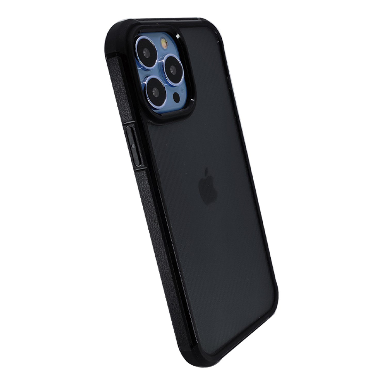 Nettech Apple iPhone 13 Pro Max Uyumlu Karbon inoks Seri Arka Koruma Kılıf NT-95795