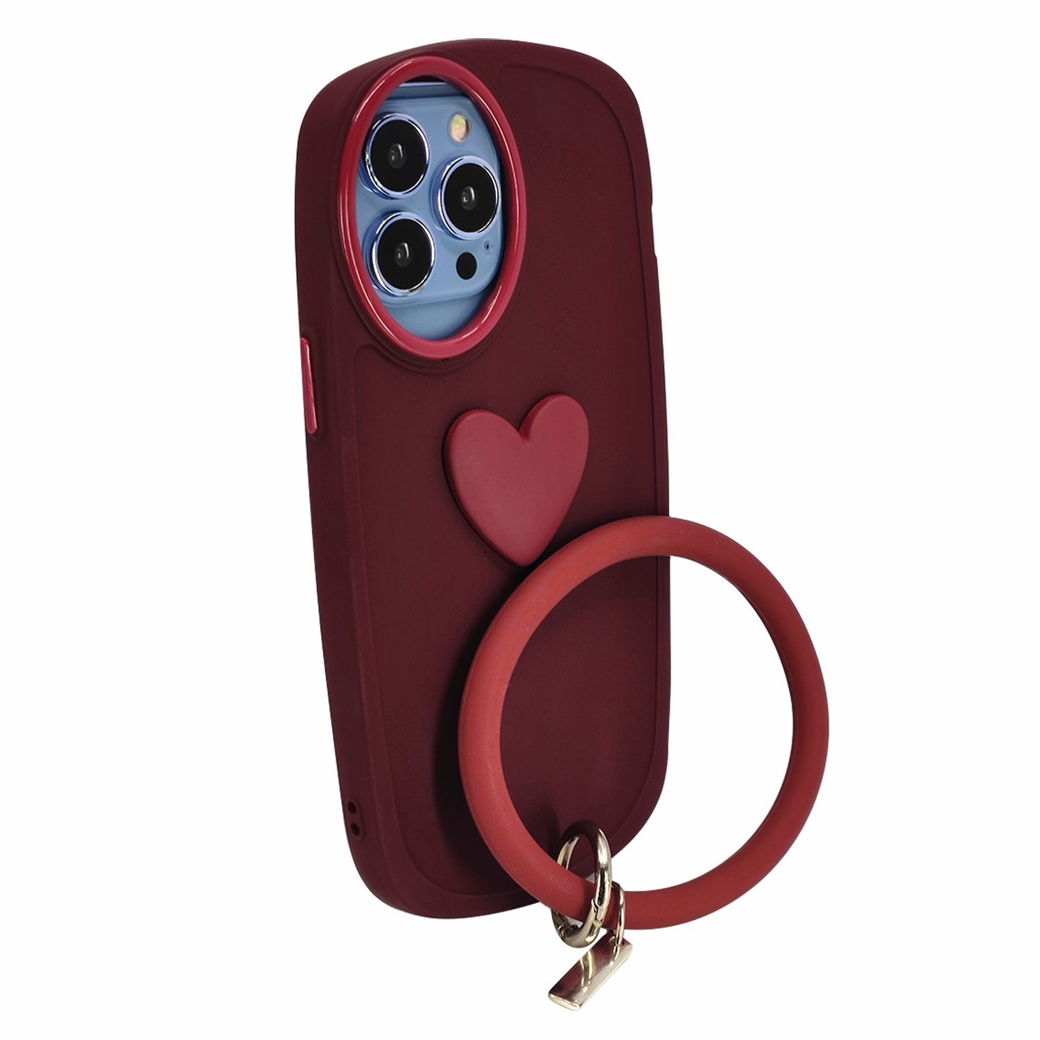 Nettech Apple iPhone 13 Pro Max Uyumlu Halka Bilekli Nano Seri Arka Koruma Kılıf NT-97298