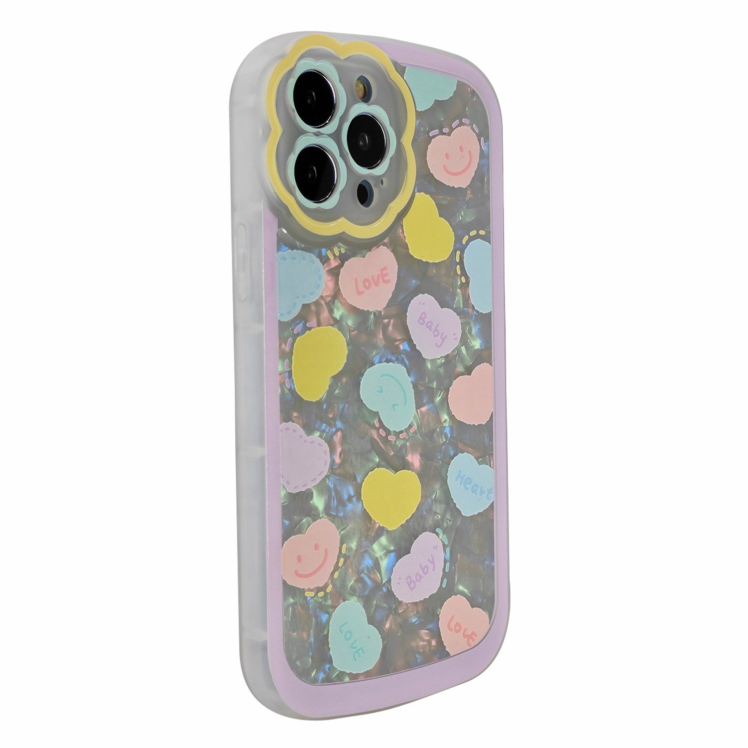 Nettech Apple iPhone 13 Pro Max Uyumlu Desenli Mozaik Seri Arka Koruma Kılıf NT-97080