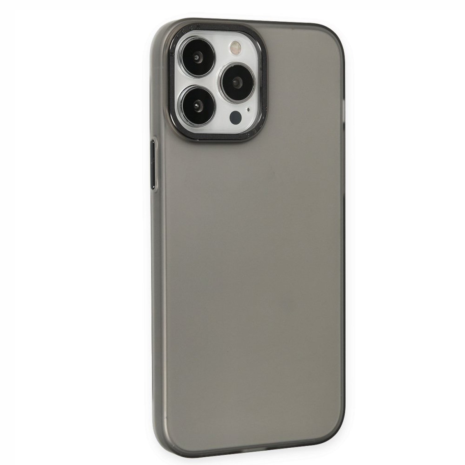 Nettech Apple iPhone 13 Pro Max Uyumlu Metal Kamera Çerçeveli Arka Koruma Kılıf NT-97953