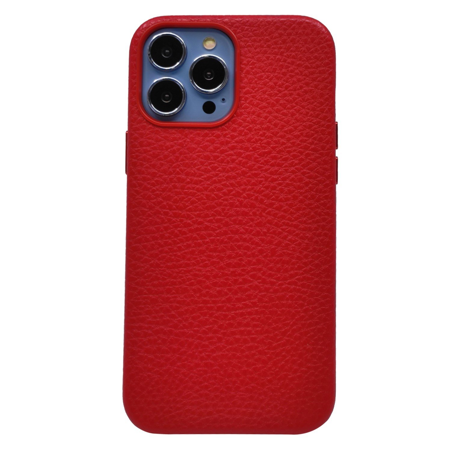 Nettech Apple iPhone 13 Pro Max Uyumlu Suni Deri Arka Koruma Kılıf NT-96369