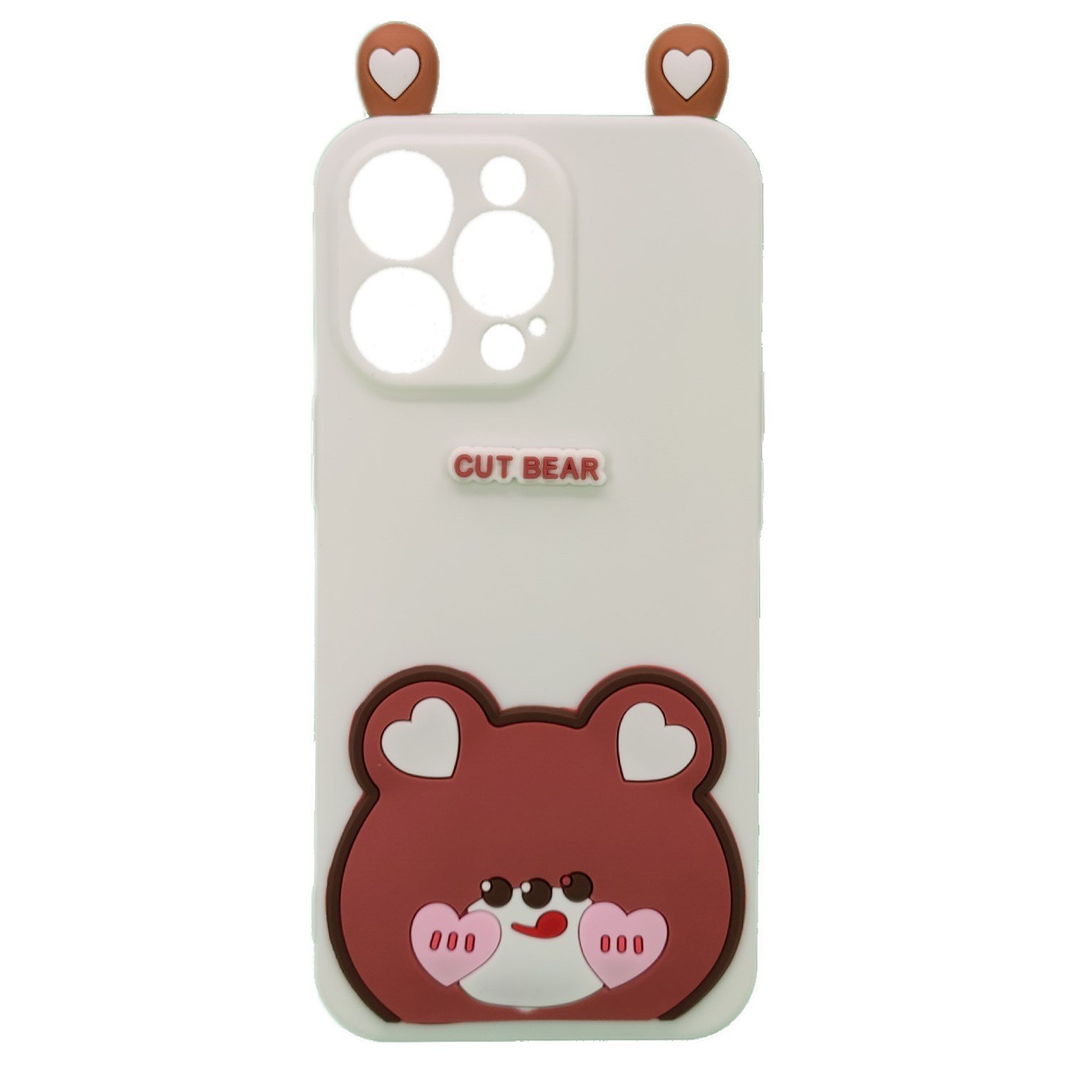 Nettech Apple iPhone 13 Pro Max Uyumlu Cartoon Case Seri Arka Koruma Kılıf NT-95123