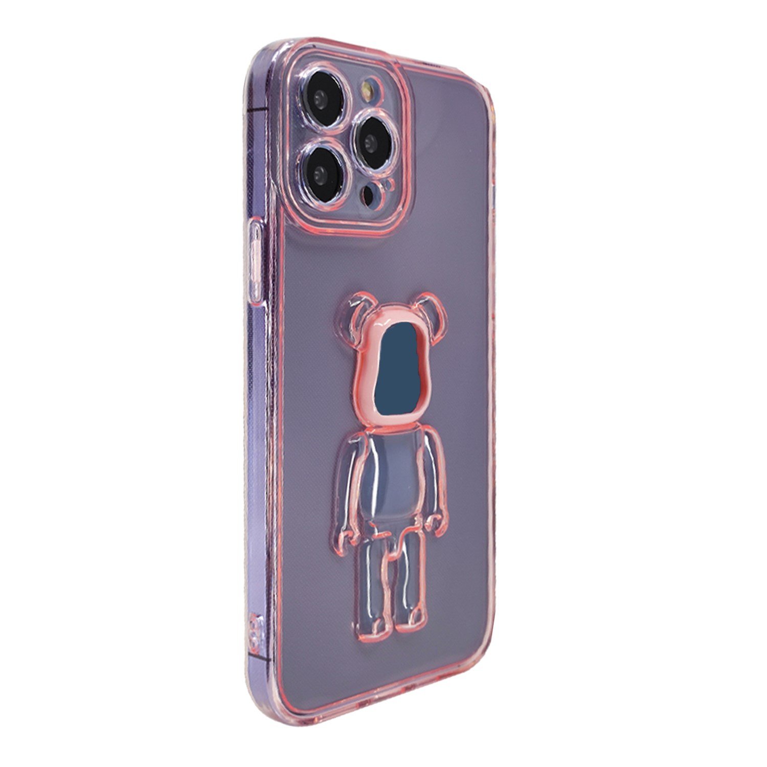 Nettech Apple iPhone 13 Pro Max Uyumlu Bear Seri Arka Koruma Kılıf NT-95532