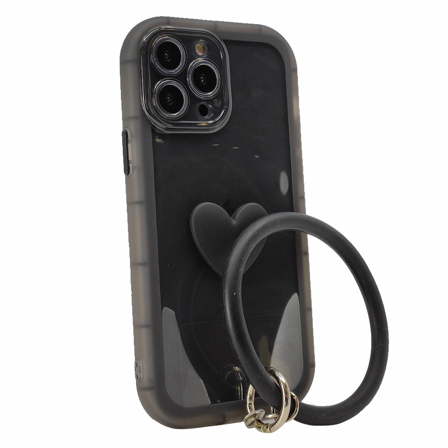 Nettech Apple iPhone 13 Pro Max Uyumlu Halka Bilekli Şeffaf Seri Arka Koruma Kılıf NT-97231