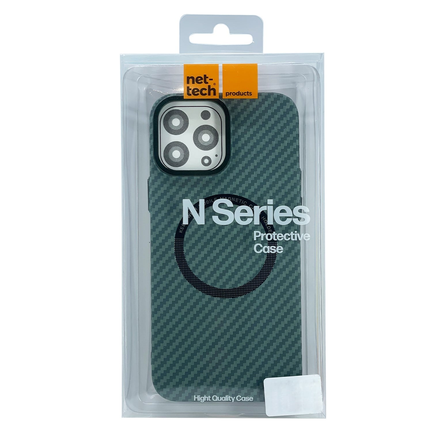 Nettech Apple iPhone 13 Pro Max Uyumlu Hybrid Karbon Seri Arka Koruma Kılıf NT-100526