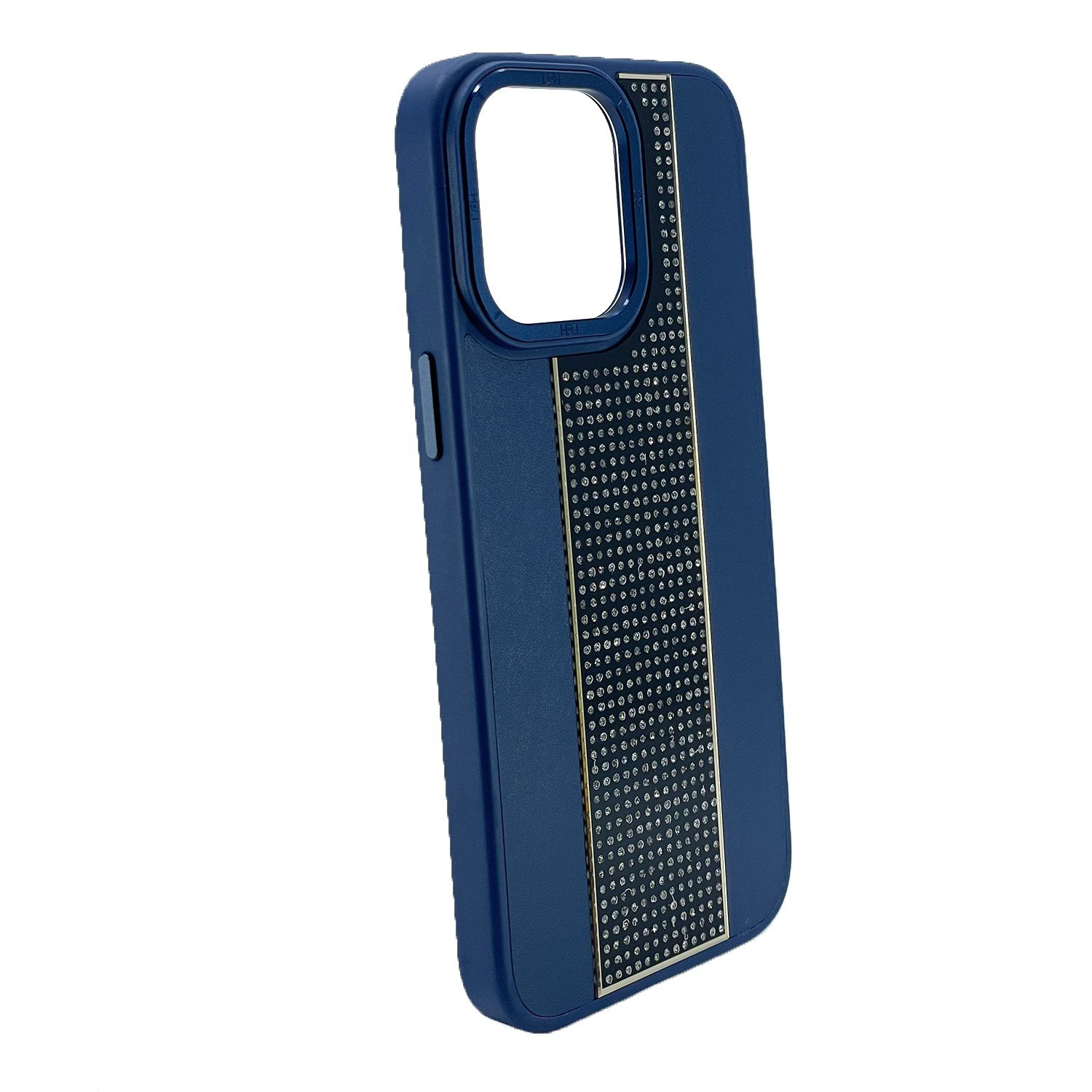 Nettech Apple iPhone 13 Pro Max Uyumlu Taşlı Deri Seri Arka Koruma Kılıf NT-101475