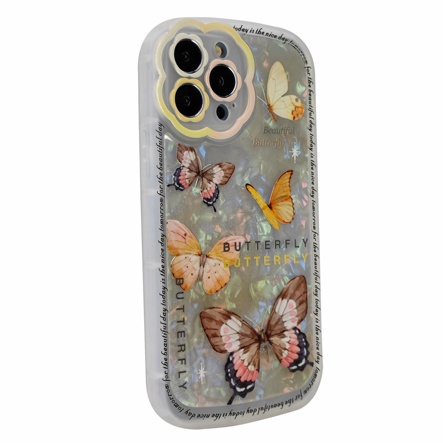 Nettech Apple iPhone 13 Pro Max Uyumlu Desenli Mozaik Seri Arka Koruma Kılıf NT-97080