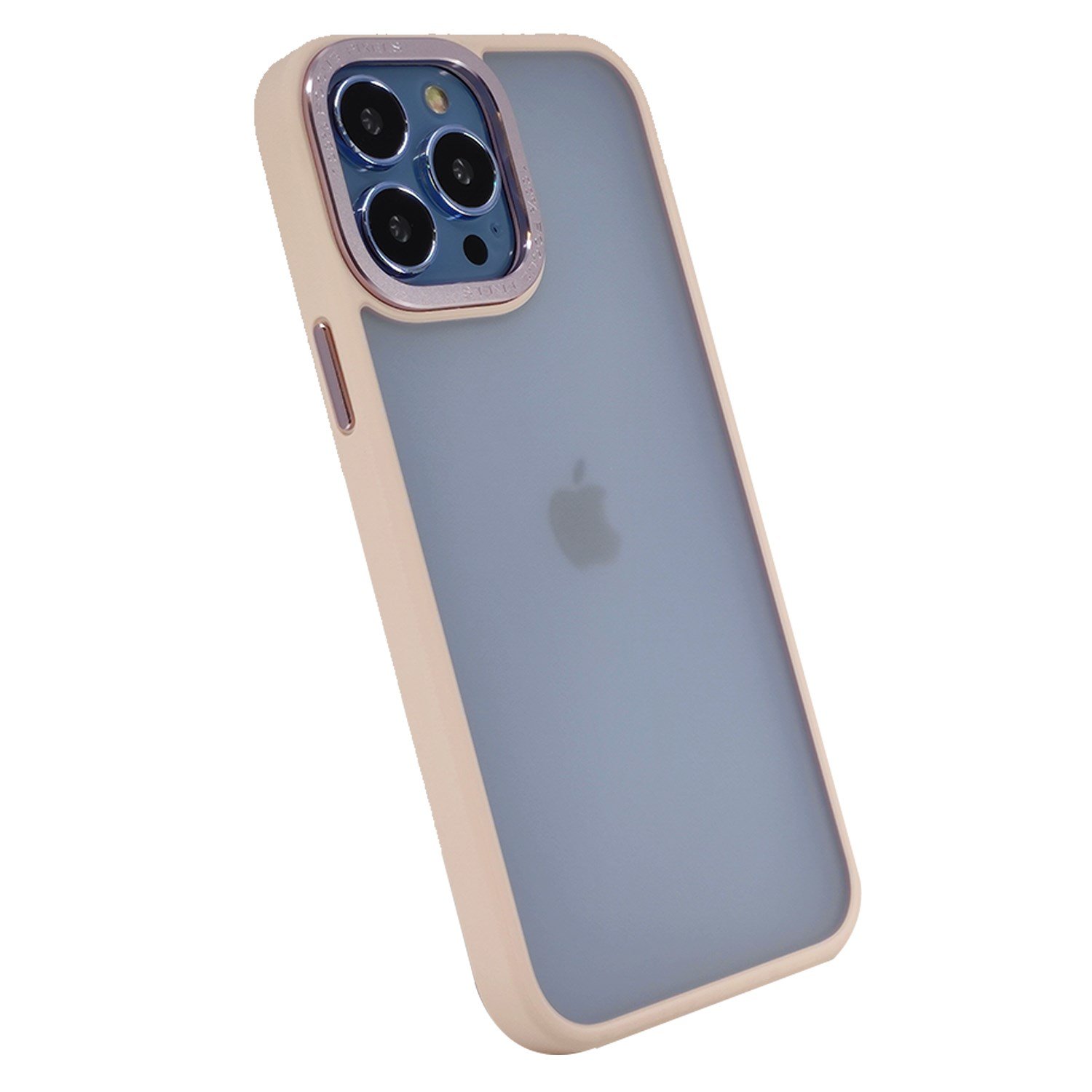 Nettech Apple iPhone 13 Pro Max Uyumlu Kamera Metal Çerçeve Seri Arka Koruma Kılıf NT-94706