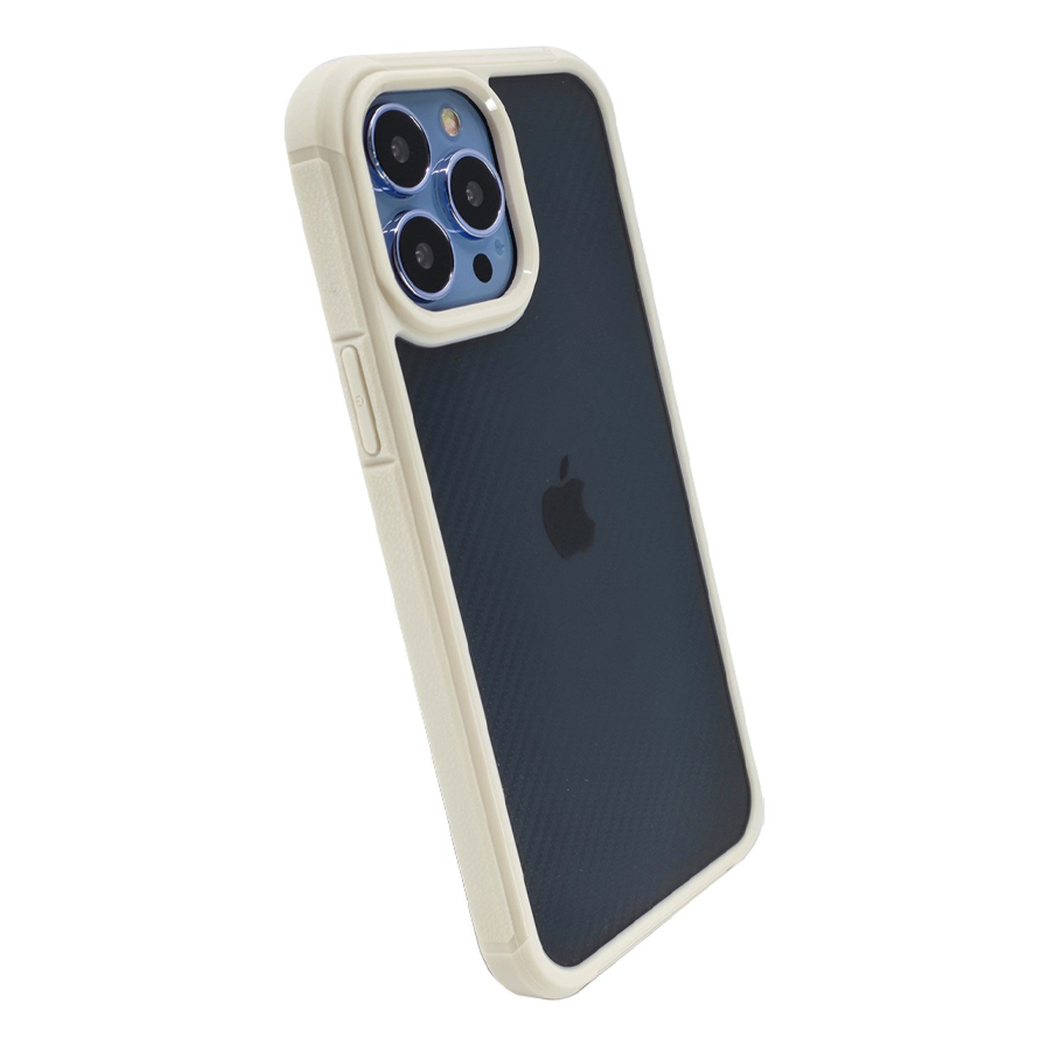 Nettech Apple iPhone 13 Pro Max Uyumlu Karbon inoks Seri Arka Koruma Kılıf NT-95795
