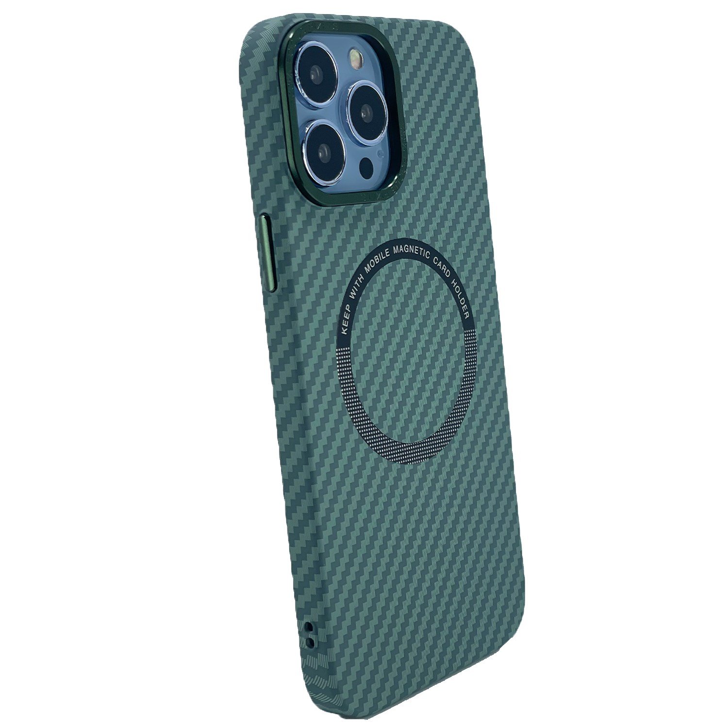 Nettech Apple iPhone 13 Pro Max Uyumlu Hybrid Karbon Seri Arka Koruma Kılıf NT-100526