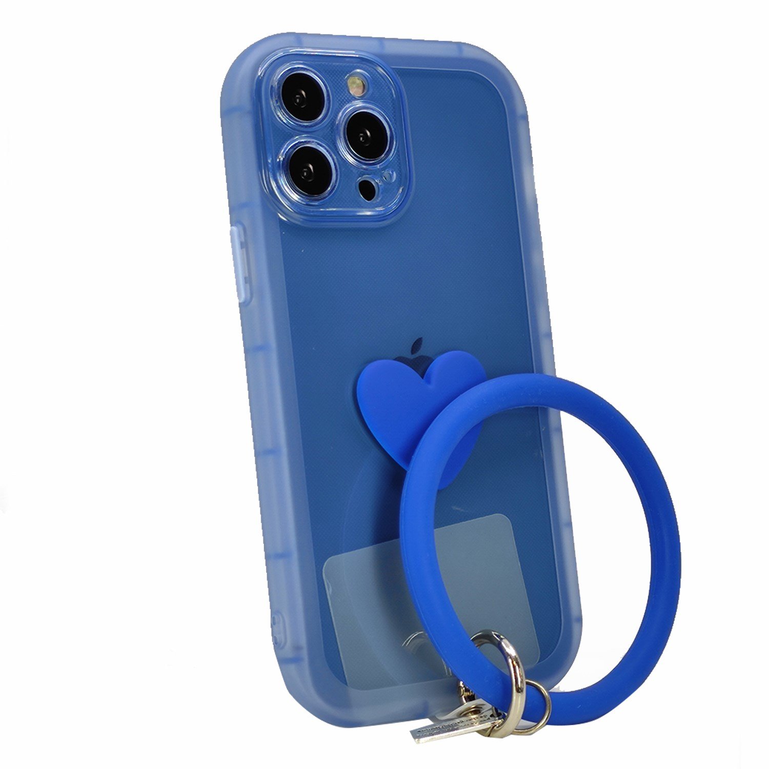 Nettech Apple iPhone 13 Pro Max Uyumlu Halka Bilekli Şeffaf Seri Arka Koruma Kılıf NT-97231