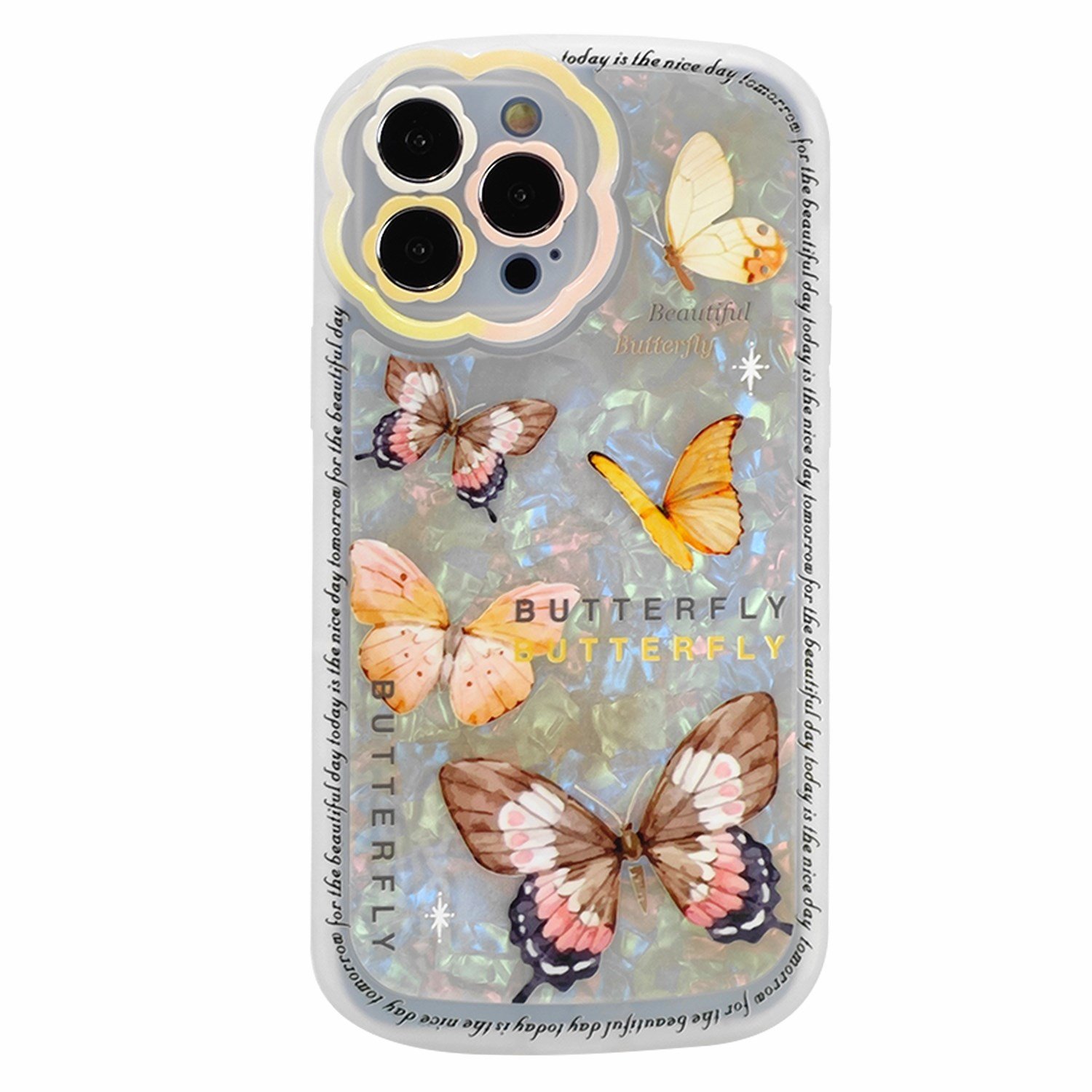 Nettech Apple iPhone 13 Pro Max Uyumlu Desenli Mozaik Seri Arka Koruma Kılıf NT-97080