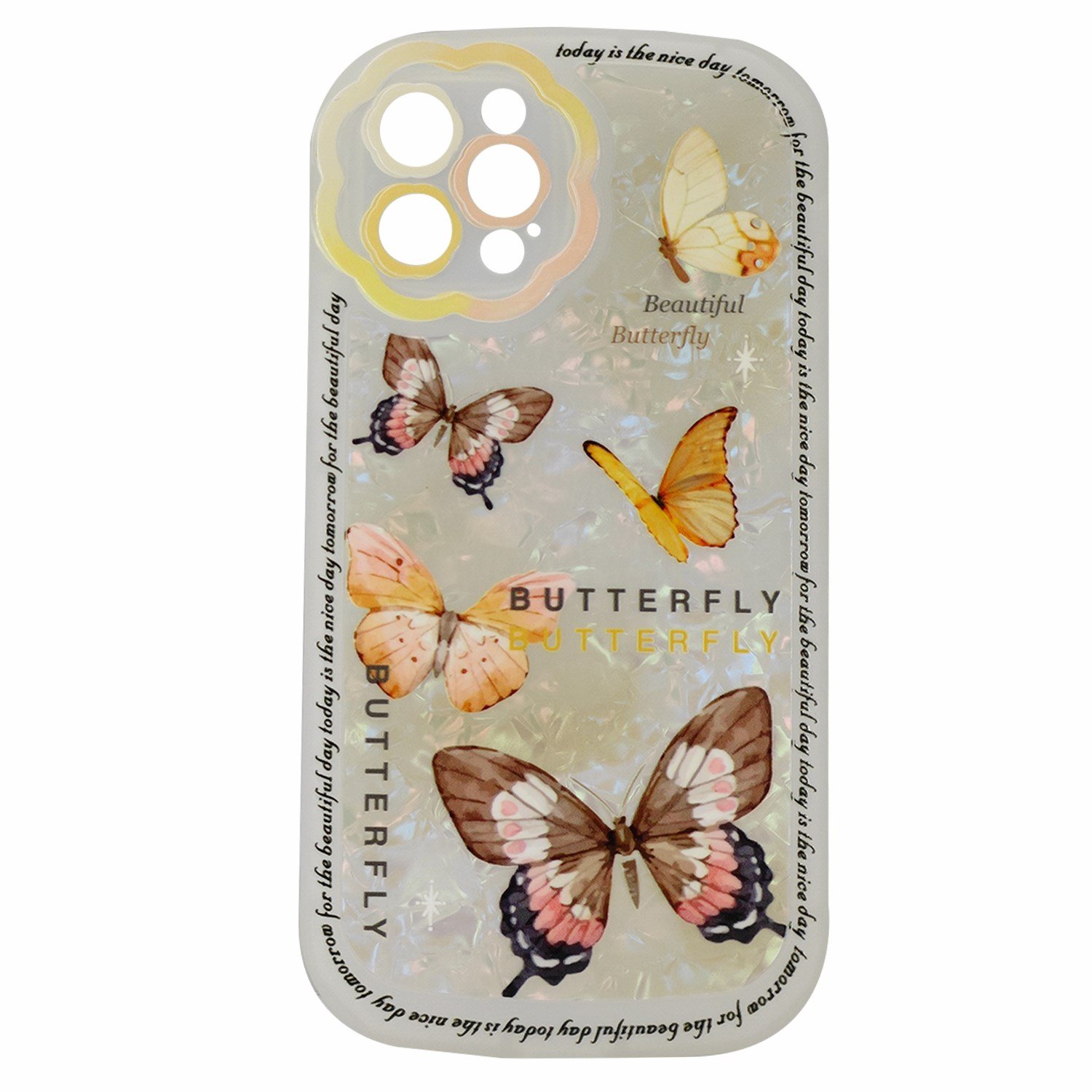 Nettech Apple iPhone 13 Pro Uyumlu Desenli Mozaik Seri Arka Koruma Kılıf NT-97079