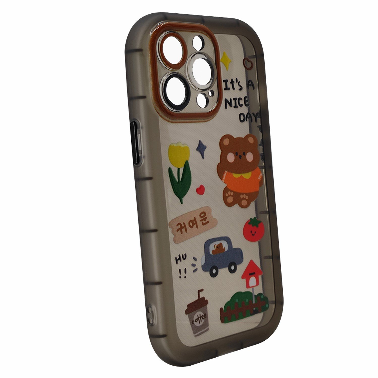 Nettech Apple iPhone 13 Pro Uyumlu Gif Seri Arka Koruma Kılıf NT-97256