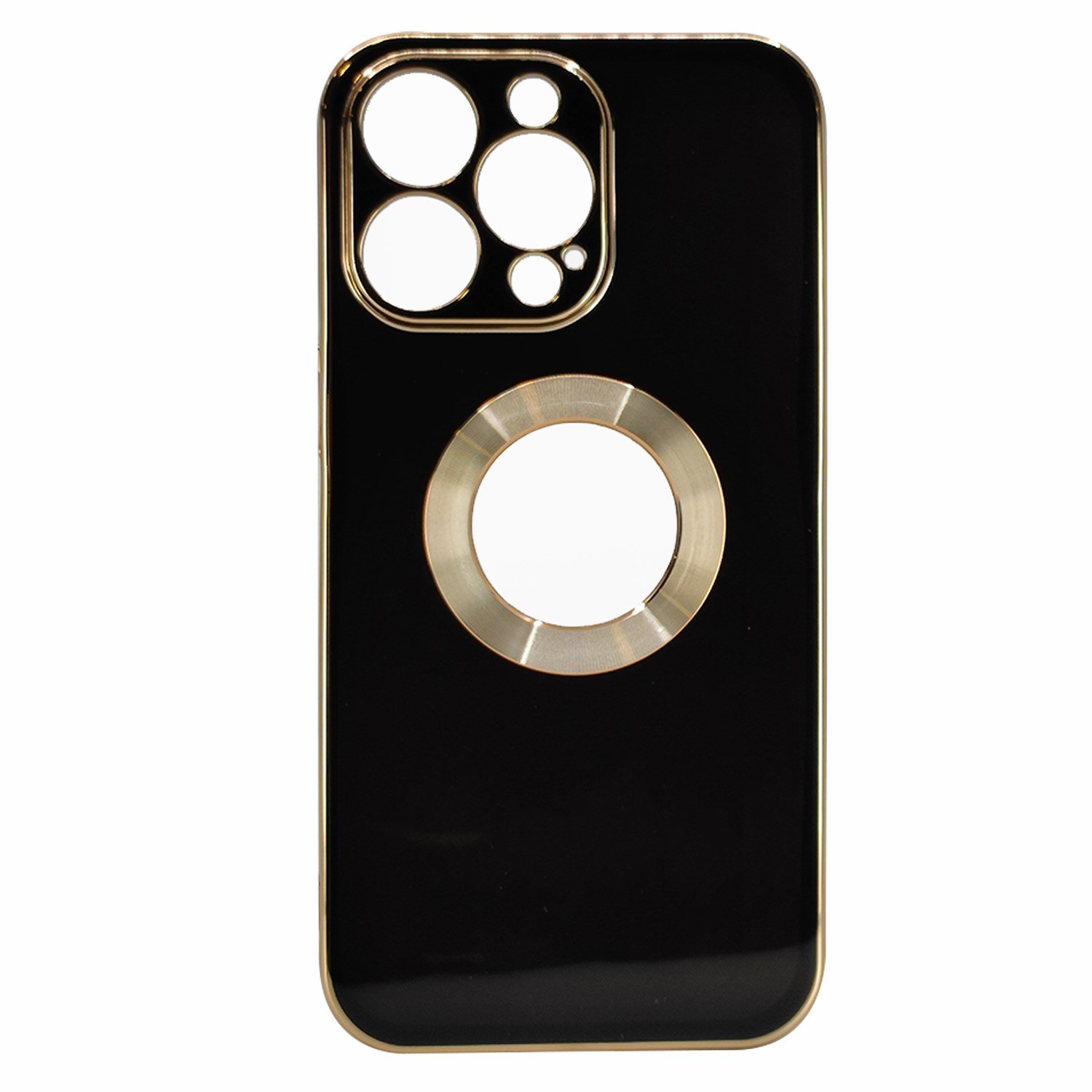 Nettech Apple iPhone 13 Pro Uyumlu Halkalı Logo Seri Arka Koruma Kılıf NT-97163