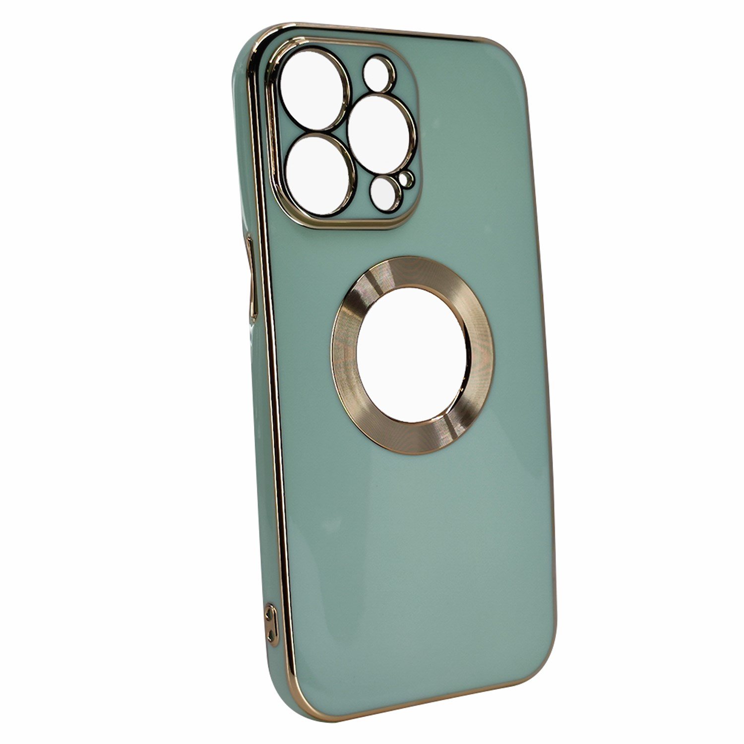 Nettech Apple iPhone 13 Pro Uyumlu Halkalı Logo Seri Arka Koruma Kılıf NT-97163