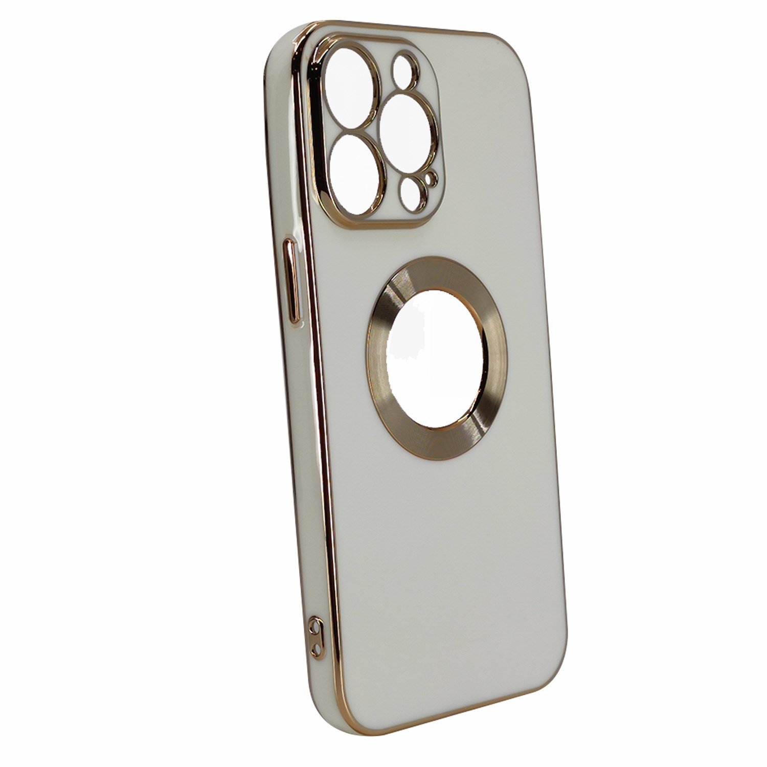 Nettech Apple iPhone 13 Pro Uyumlu Halkalı Logo Seri Arka Koruma Kılıf NT-97163