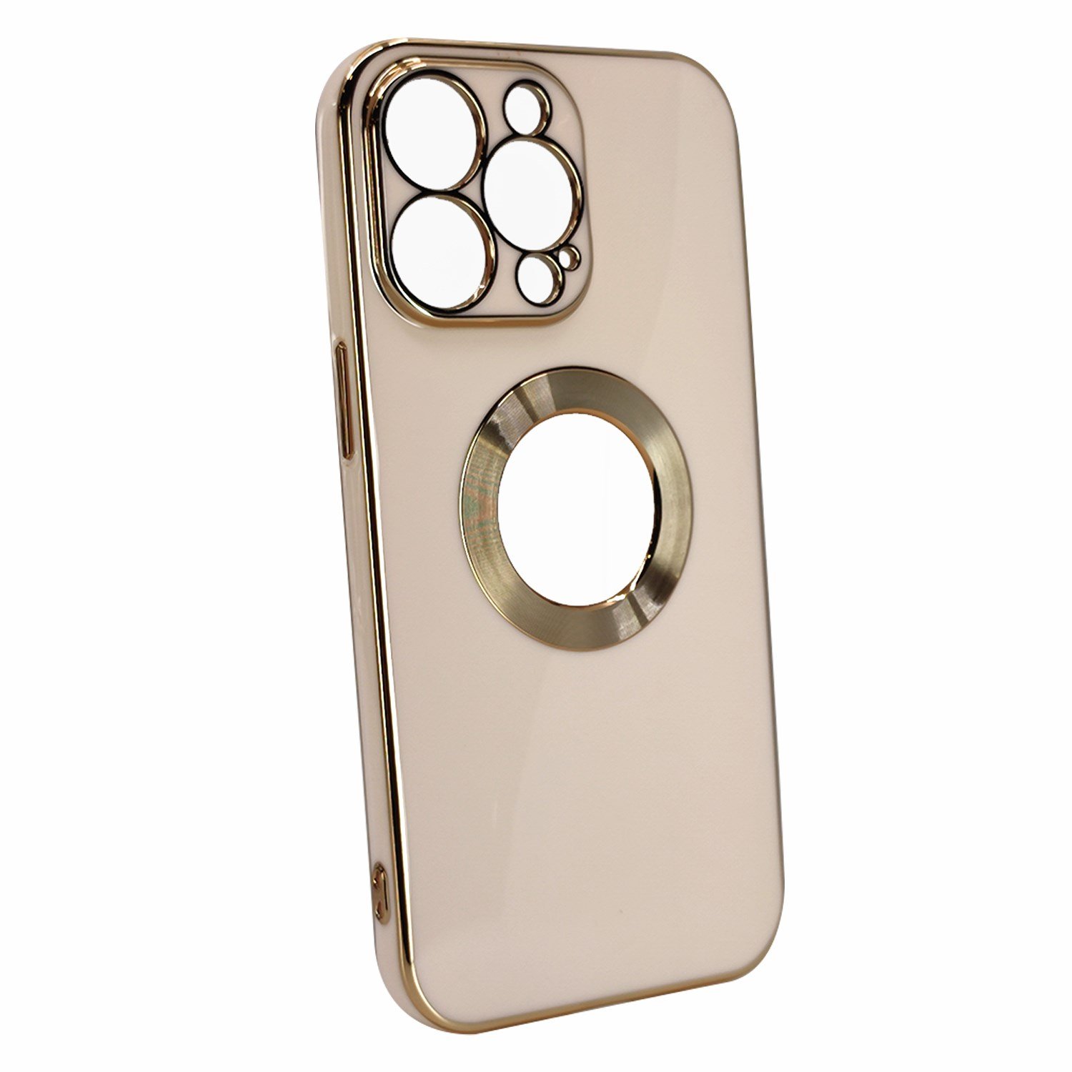 Nettech Apple iPhone 13 Pro Uyumlu Halkalı Logo Seri Arka Koruma Kılıf NT-97163