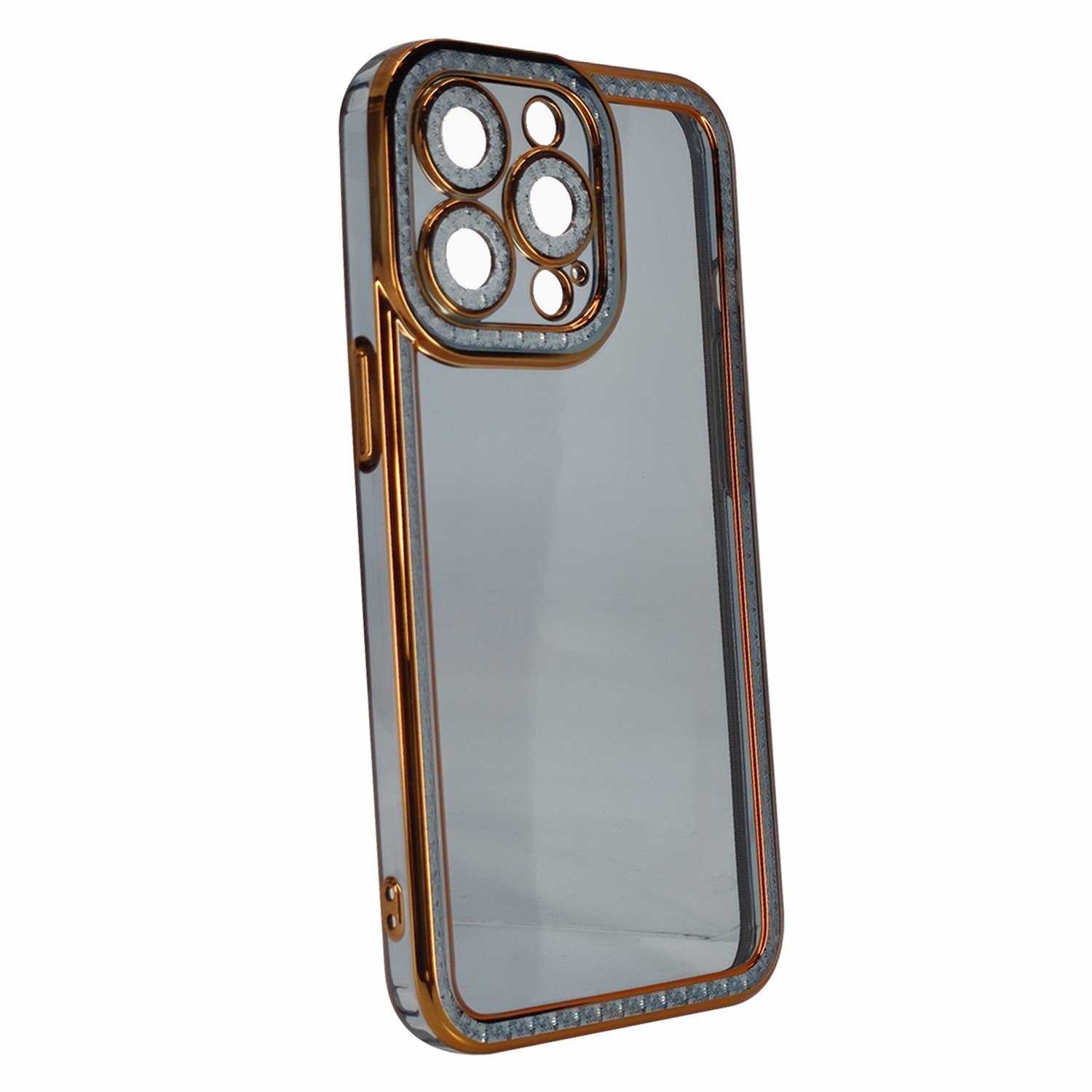 Nettech Apple iPhone 13 Pro Uyumlu Lüx Kristal Seri Arka Koruma Kılıf NT-97095
