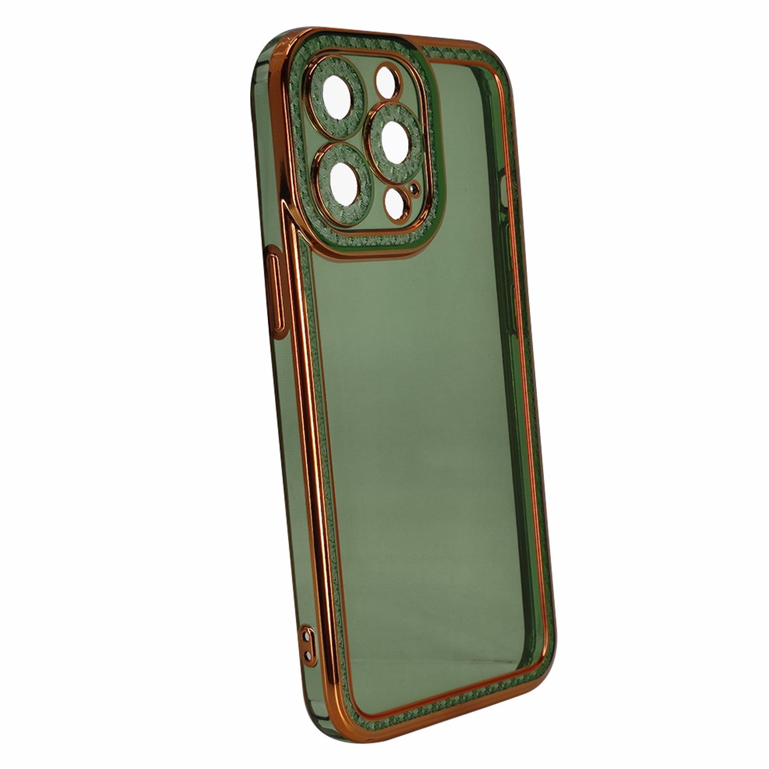 Nettech Apple iPhone 13 Pro Uyumlu Lüx Kristal Seri Arka Koruma Kılıf NT-97095