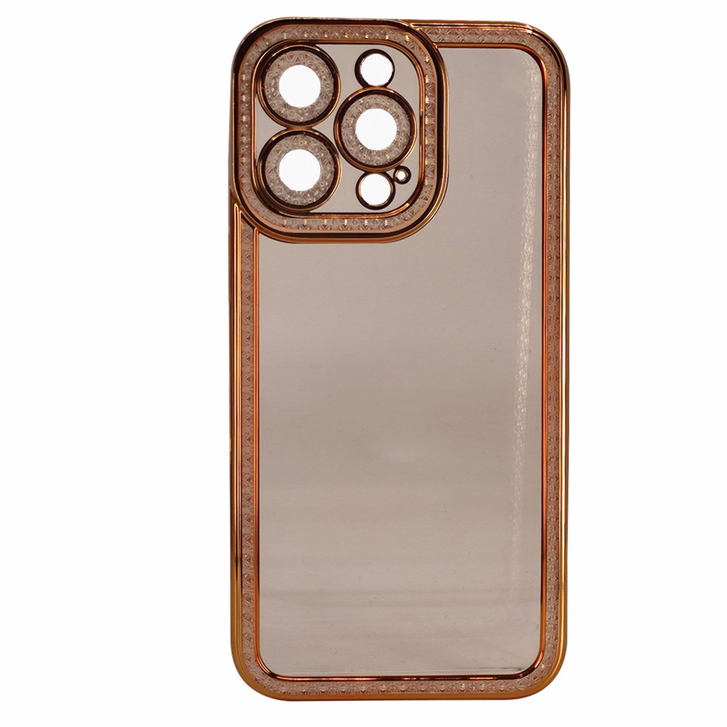 Nettech Apple iPhone 13 Pro Uyumlu Lüx Kristal Seri Arka Koruma Kılıf NT-97095