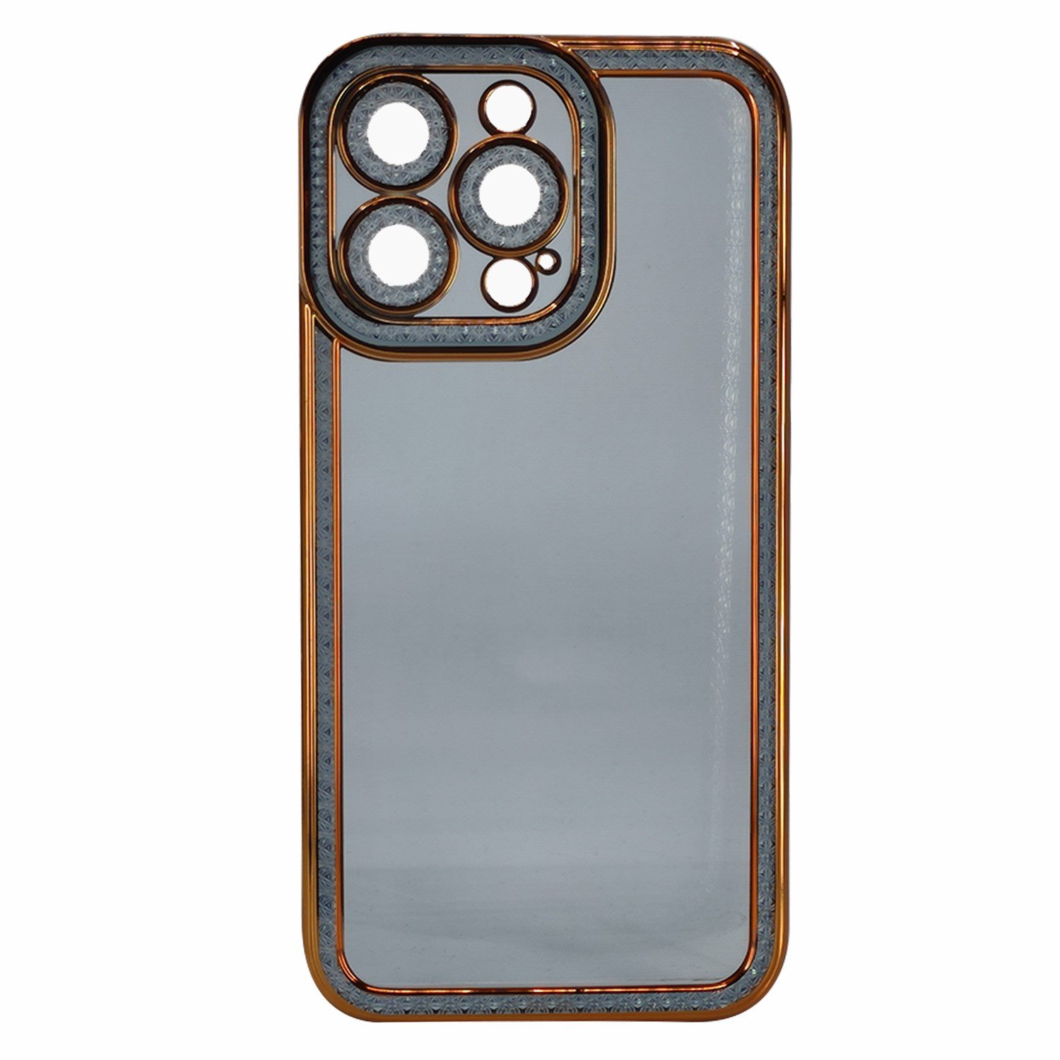 Nettech Apple iPhone 13 Pro Uyumlu Lüx Kristal Seri Arka Koruma Kılıf NT-97095