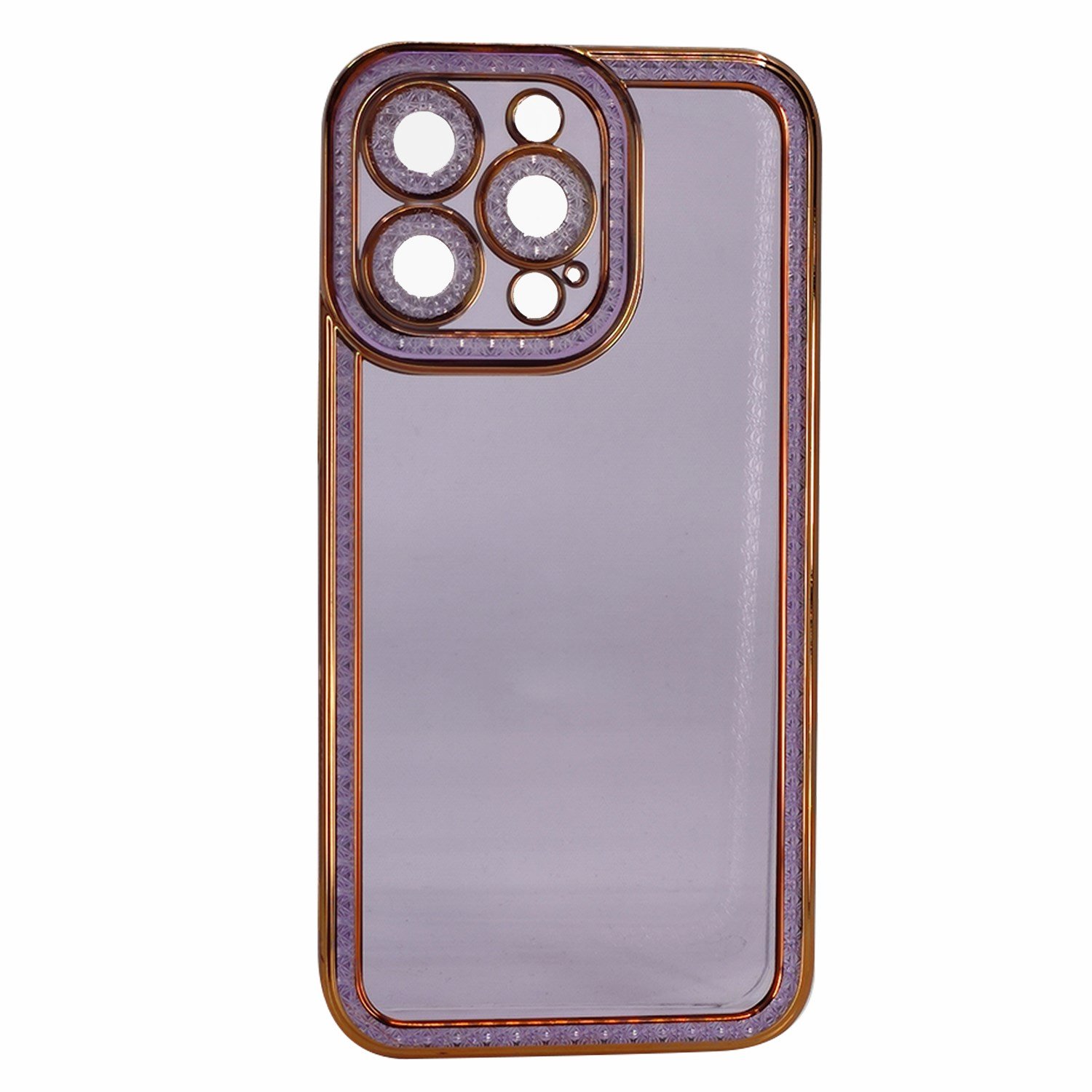 Nettech Apple iPhone 13 Pro Uyumlu Lüx Kristal Seri Arka Koruma Kılıf NT-97095