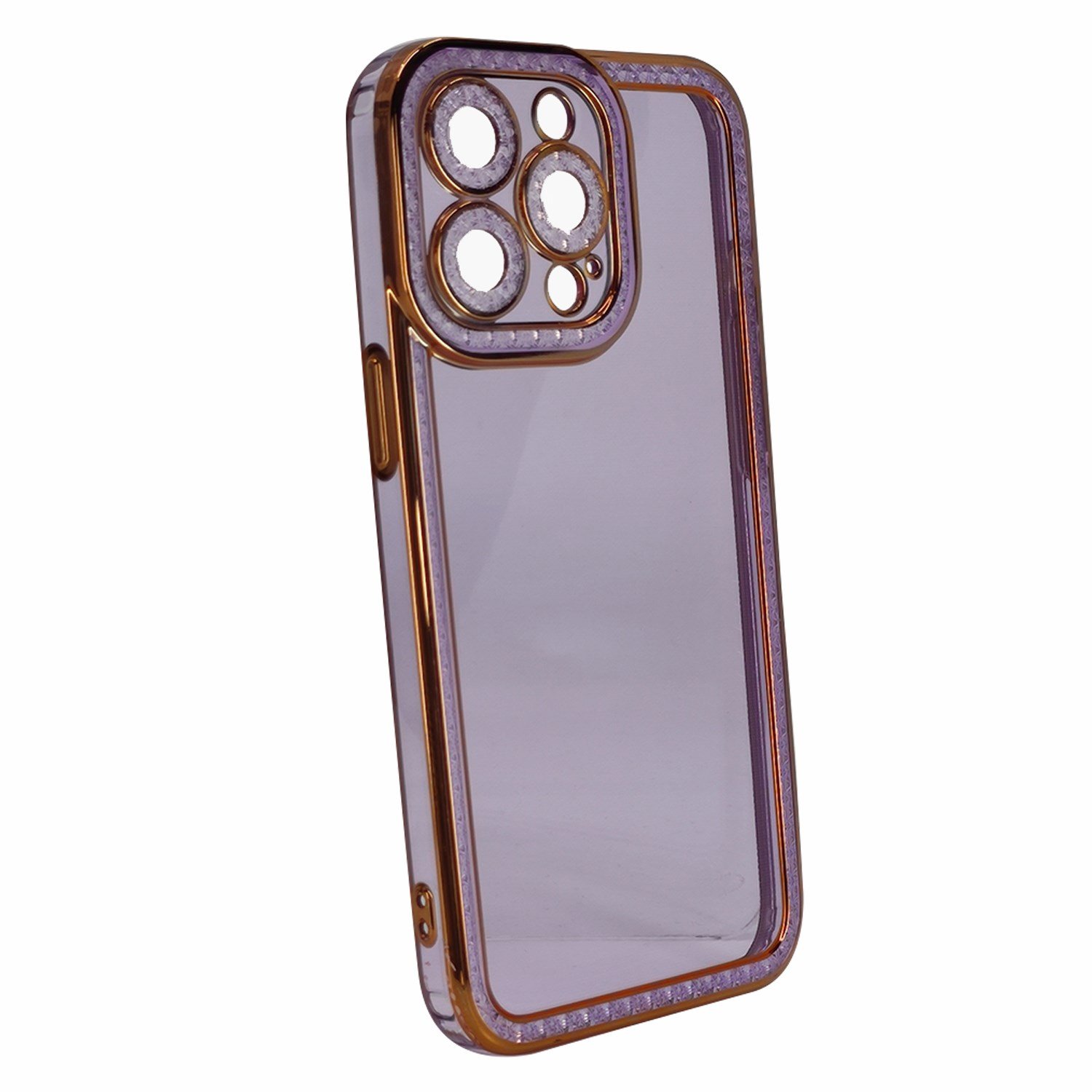 Nettech Apple iPhone 13 Pro Uyumlu Lüx Kristal Seri Arka Koruma Kılıf NT-97095