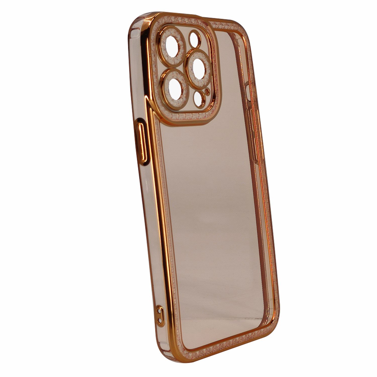 Nettech Apple iPhone 13 Pro Uyumlu Lüx Kristal Seri Arka Koruma Kılıf NT-97095