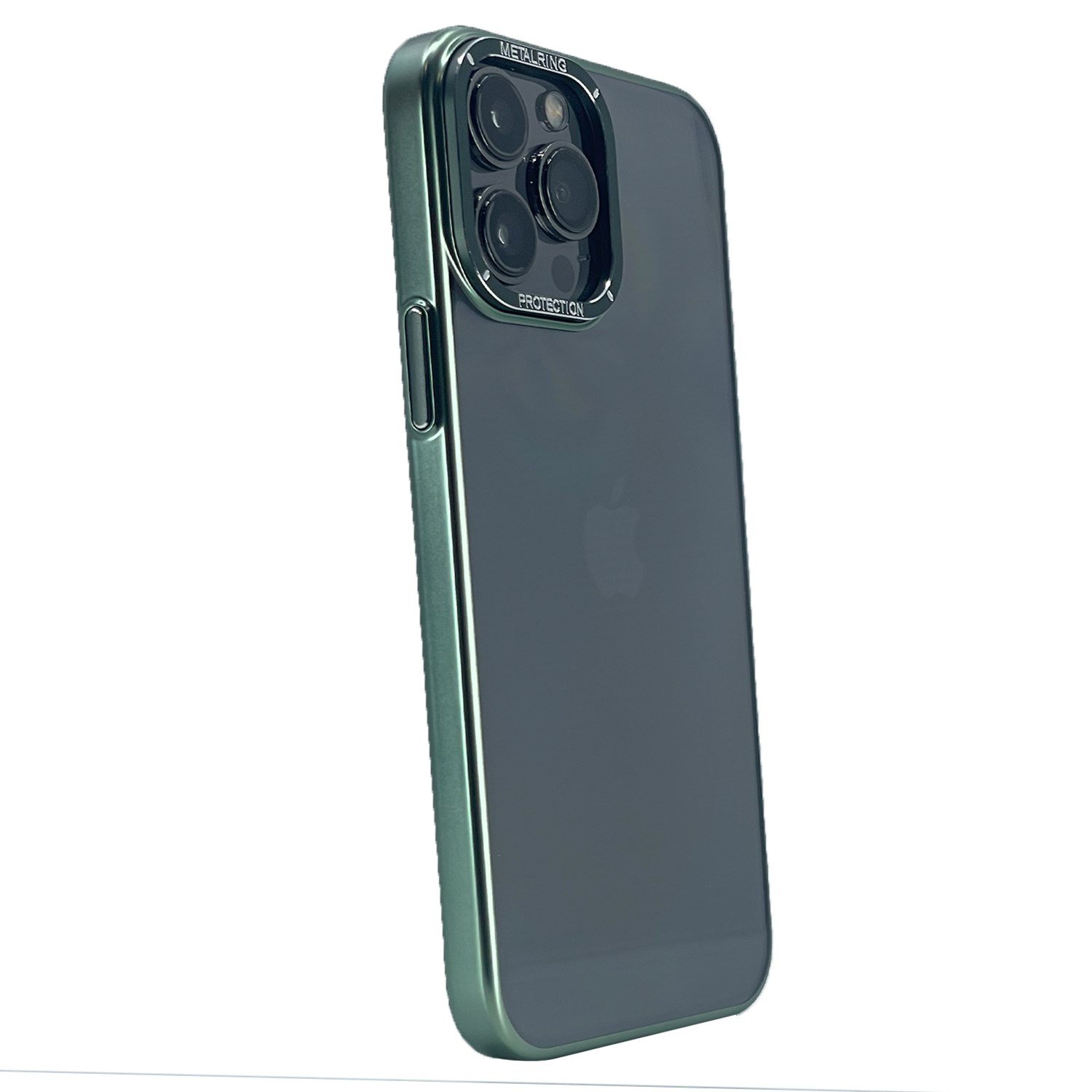 Nettech Apple iPhone 13 Pro Uyumlu Mika Renkli Metal Çerçeveli Seri Arka Koruma Kılıf NT-100972