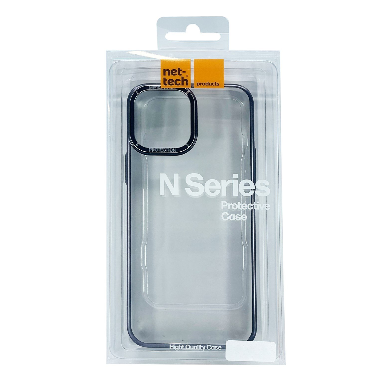 Nettech Apple iPhone 13 Pro Uyumlu Mika Renkli Metal Çerçeveli Seri Arka Koruma Kılıf NT-100972