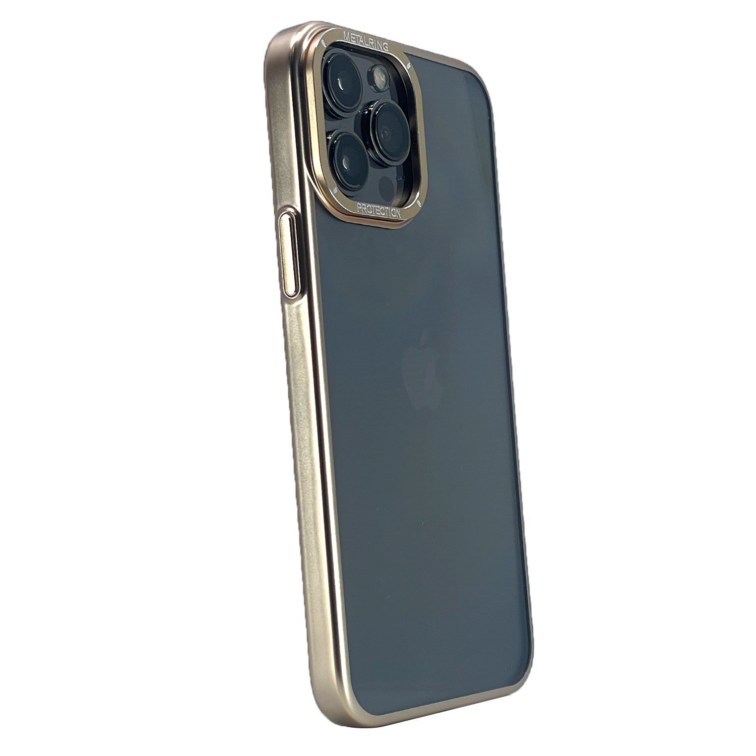 Nettech Apple iPhone 13 Pro Uyumlu Mika Renkli Metal Çerçeveli Seri Arka Koruma Kılıf NT-100972