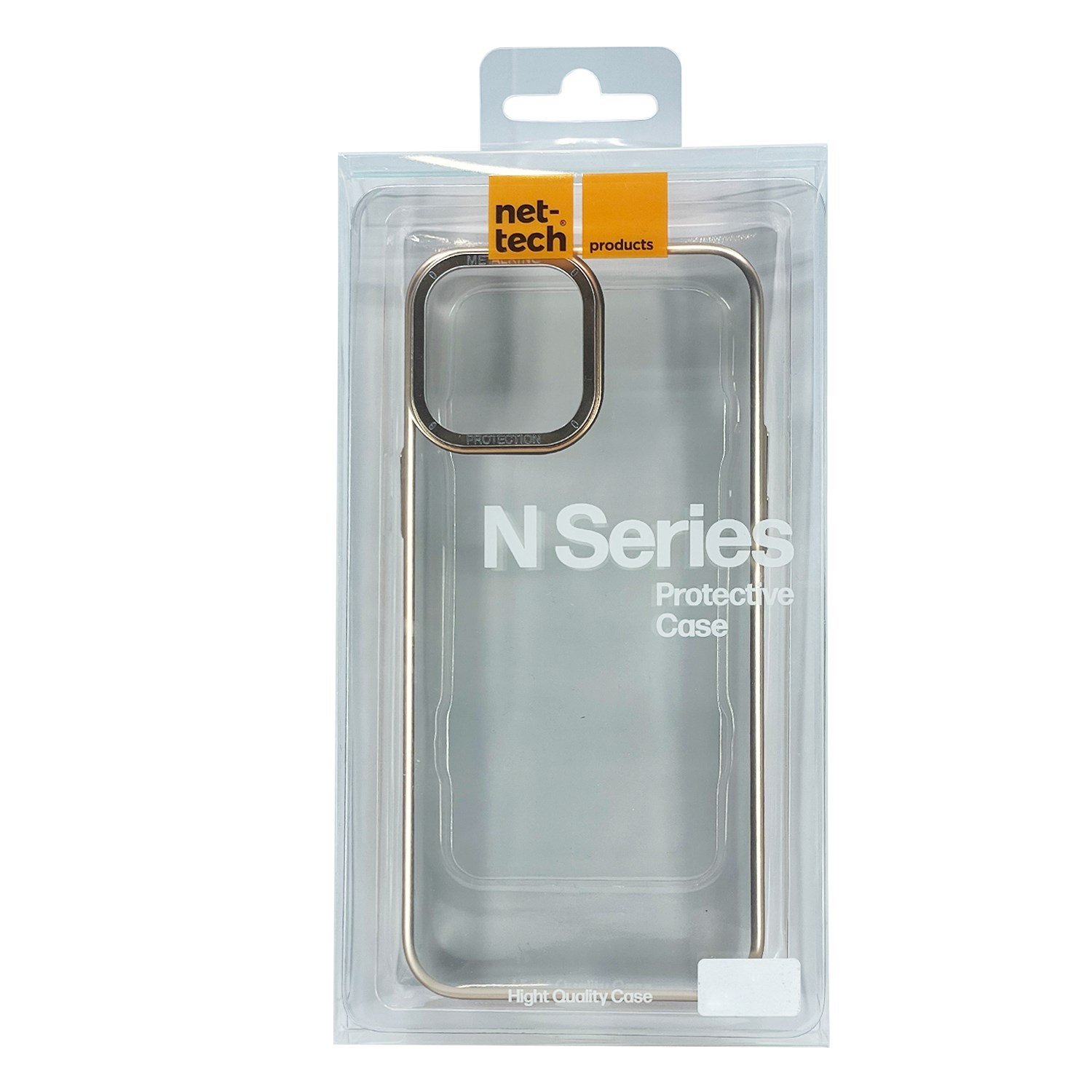 Nettech Apple iPhone 13 Pro Uyumlu Mika Renkli Metal Çerçeveli Seri Arka Koruma Kılıf NT-100972