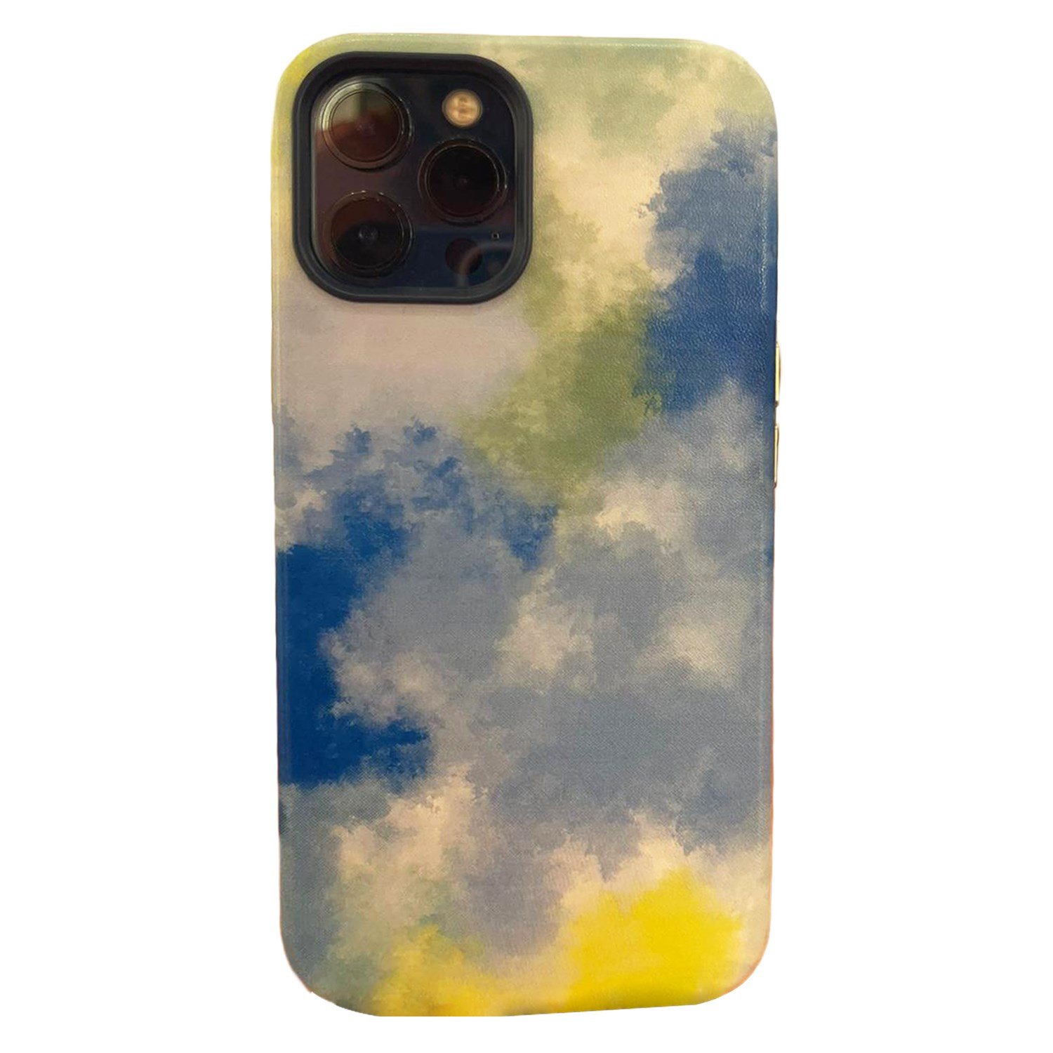 Nettech Apple iPhone 13 Pro Uyumlu Renkli Bulut Arka Koruma Kılıf NT-96312
