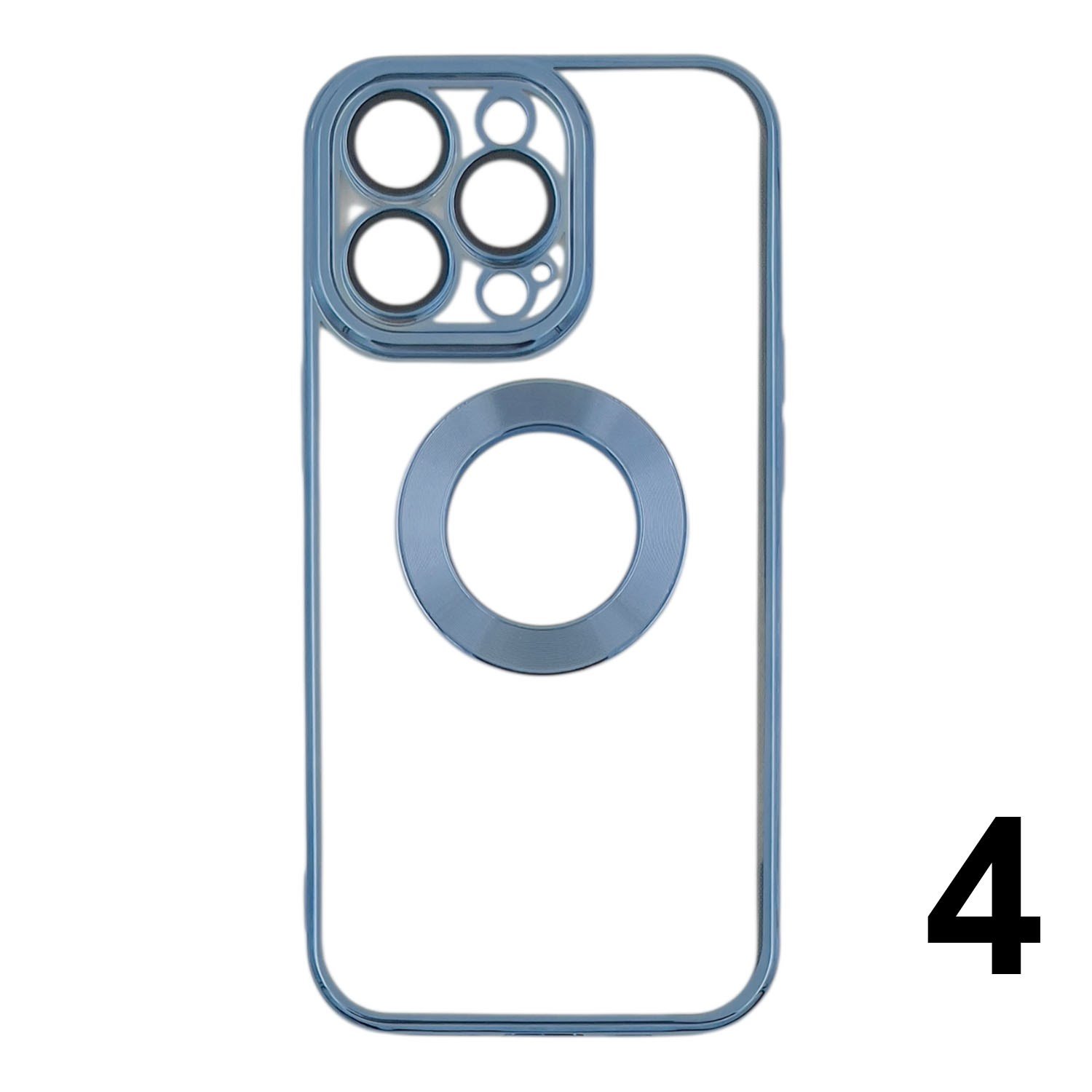 Nettech Apple iPhone 13 Pro Uyumlu Round Silikon Seri Arka Koruma Kılıf NT-113531